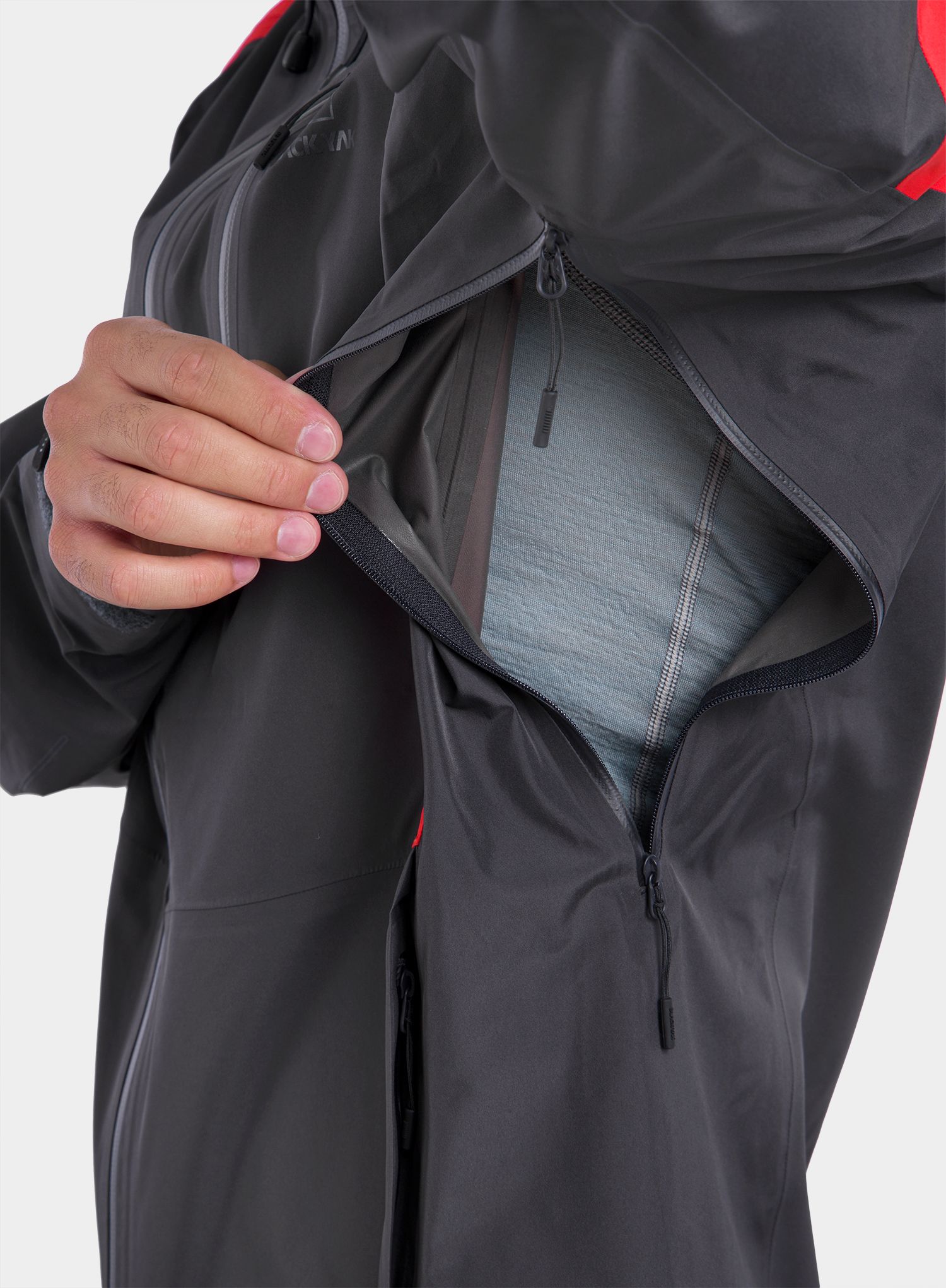Куртка дощовик BlackYak Zebu Jacket - fiery red