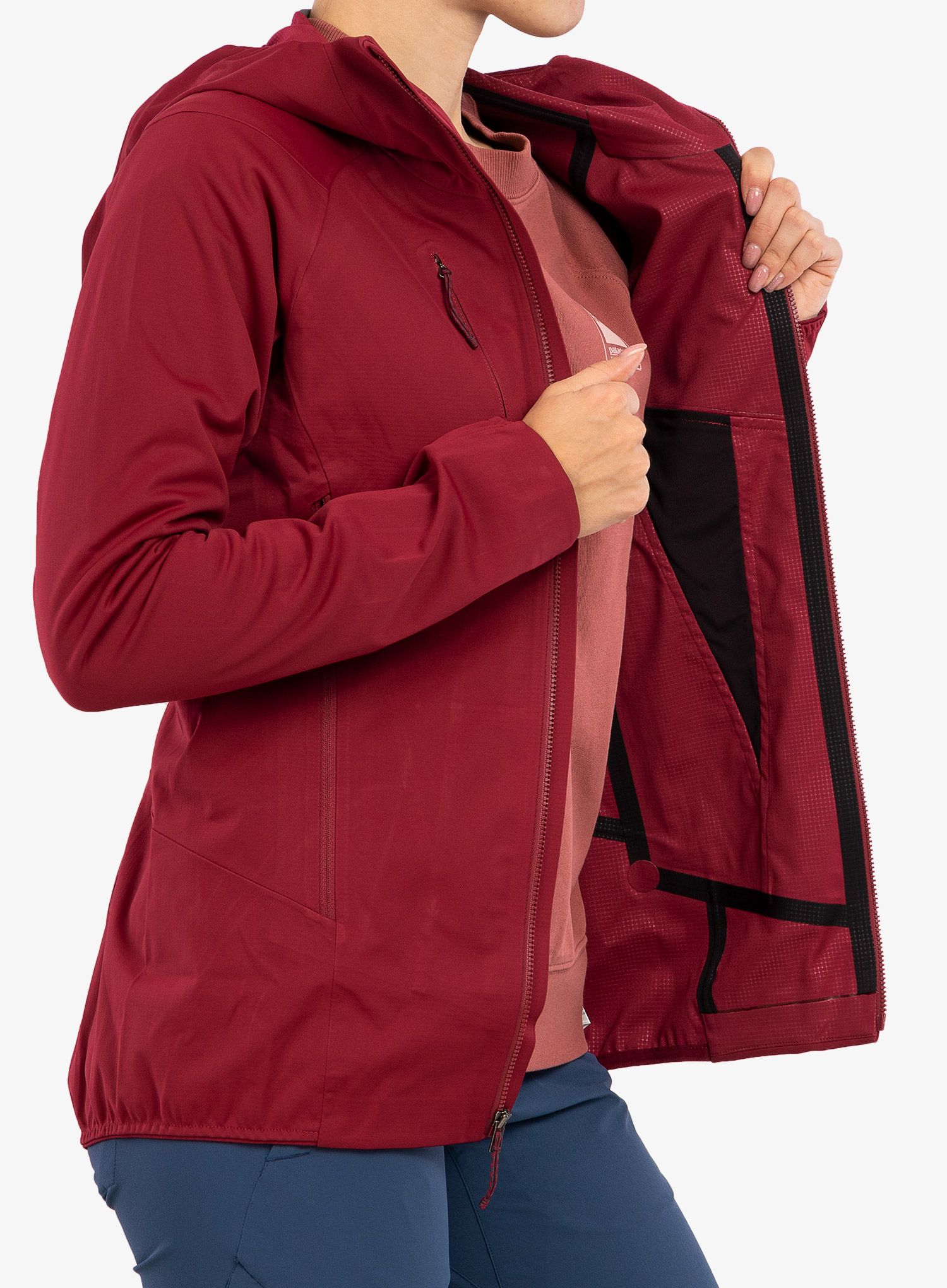 Куртка скітурингова жіноча Patagonia Upstride Jacket - roamer red