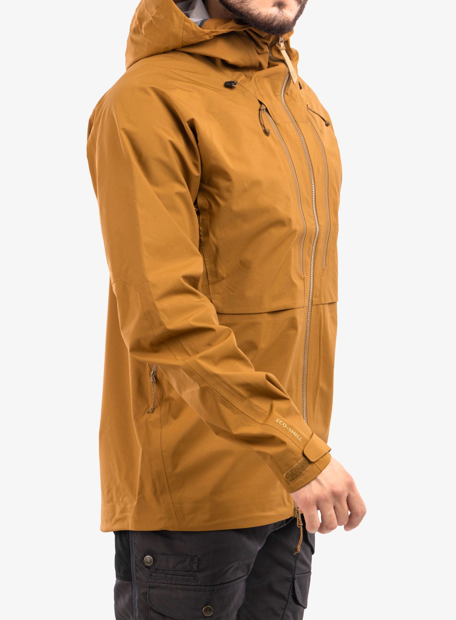 Куртка Fjallraven Keb Eco-Shell Jacket - chestnut