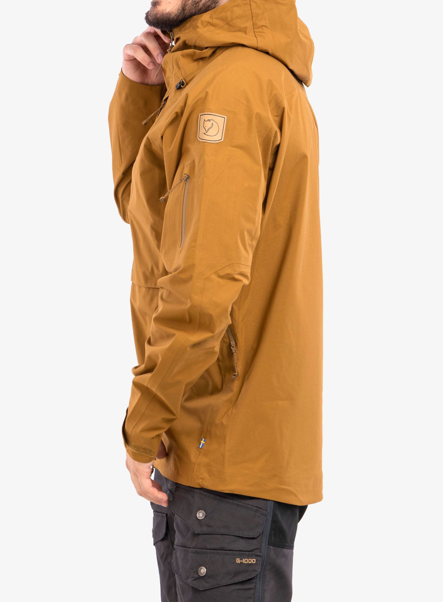 Куртка Fjallraven Keb Eco-Shell Jacket - chestnut