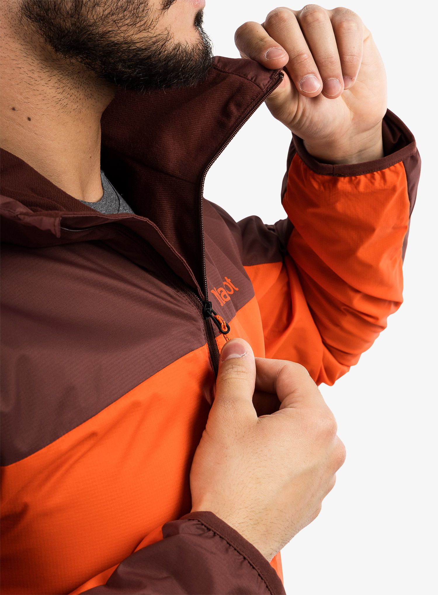 Куртка Marmot Ether DriClime Hoody - whiskey brown/red sun