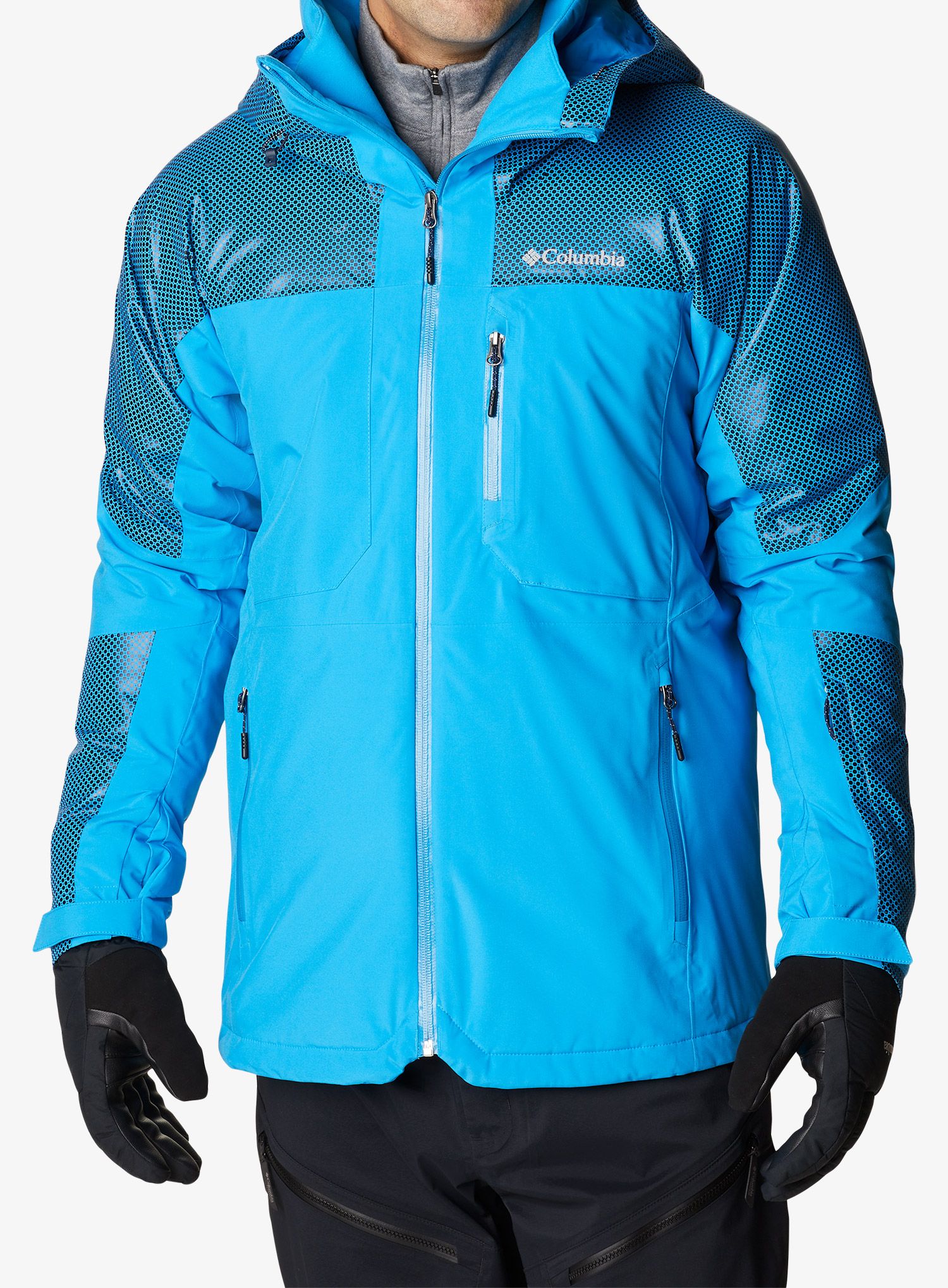 Куртка лижна Columbia Snow Slab Black Dot Jacket - compass blue