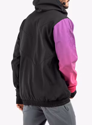 Куртка лижна Majesty Shadow Softshell - black/purple