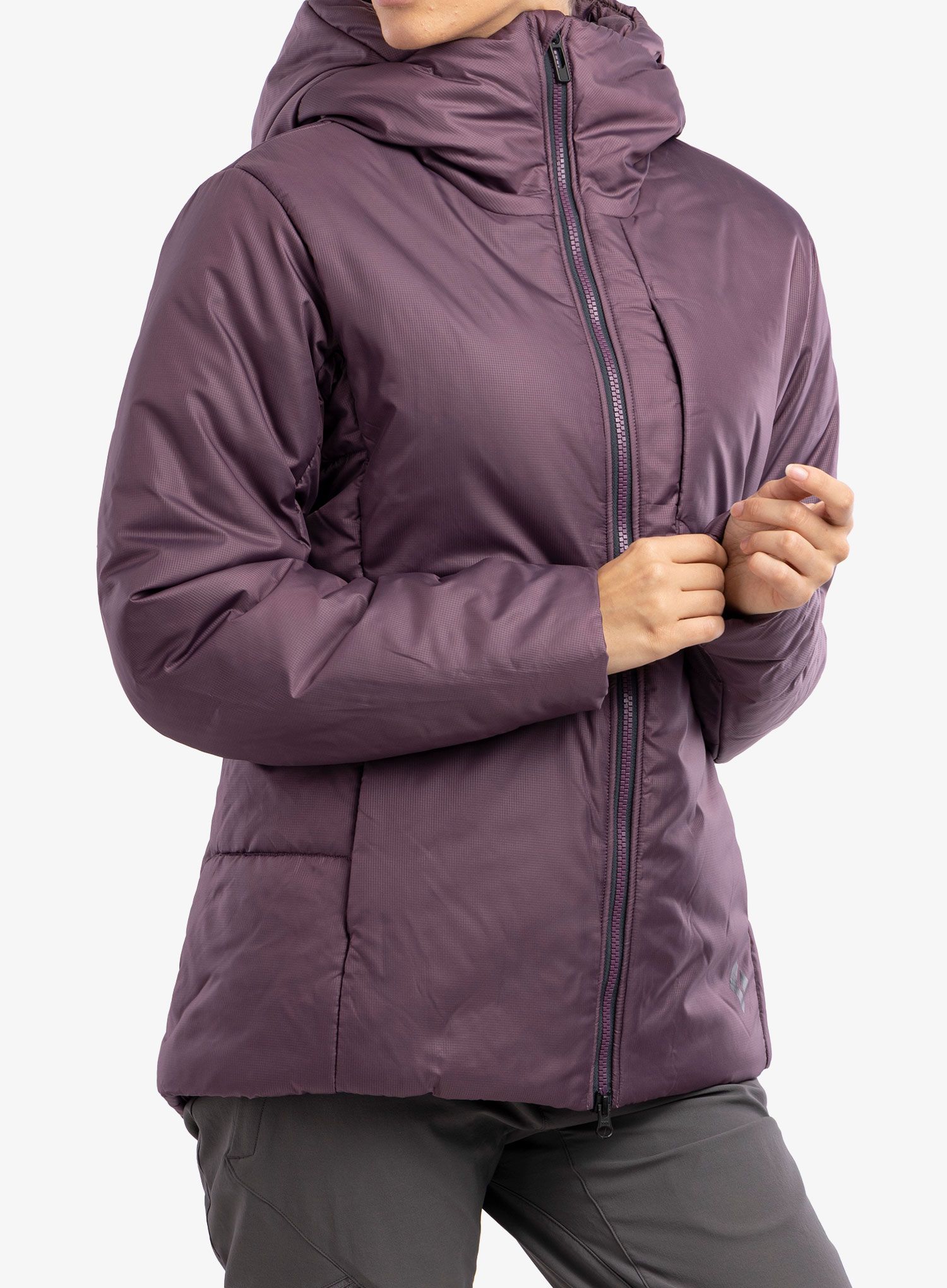 Куртка утеплена Black Diamond Belay Parka - plum