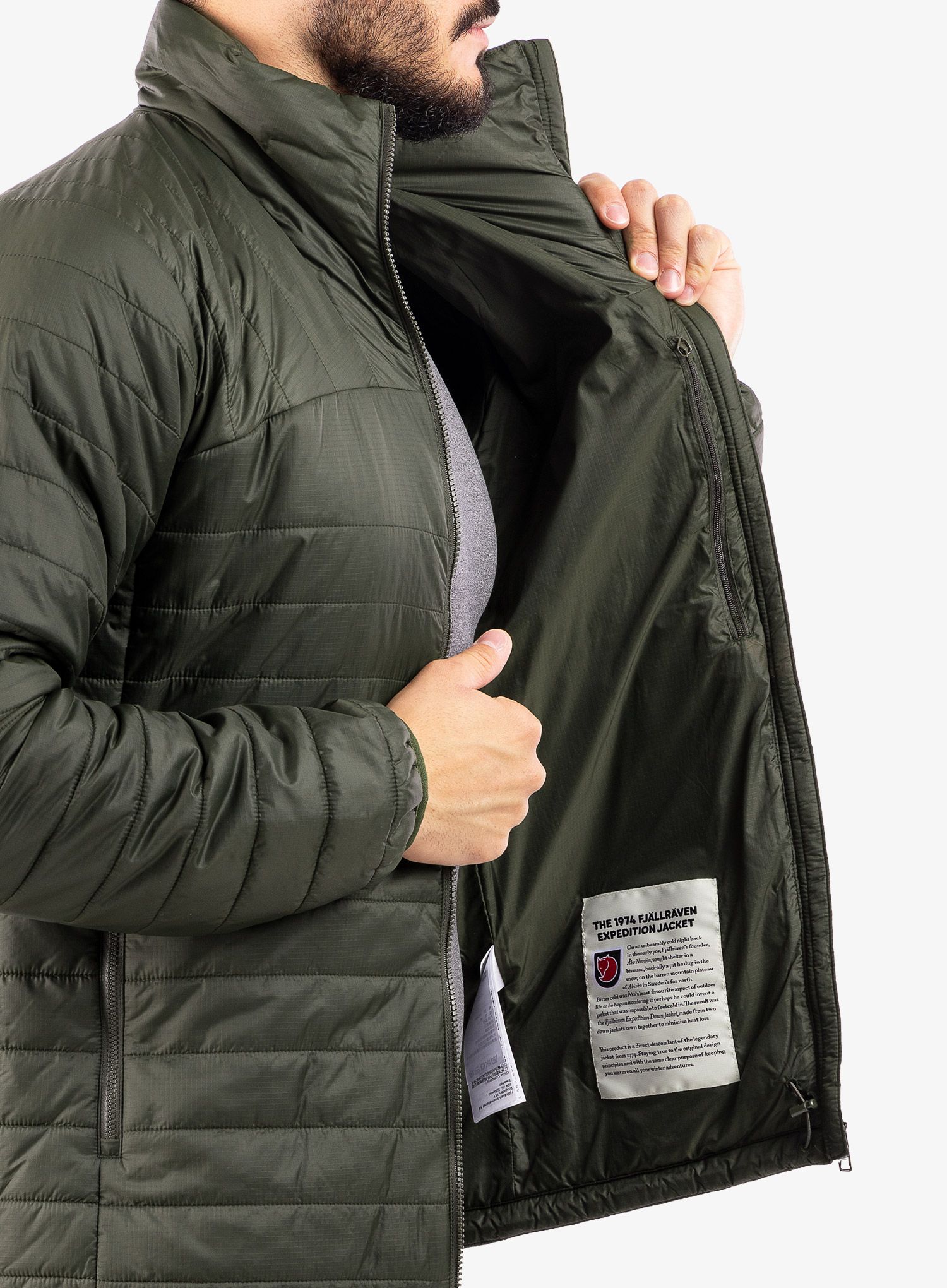 Куртка утеплена Fjallraven Expedition X-Latt Jacket - deep forest