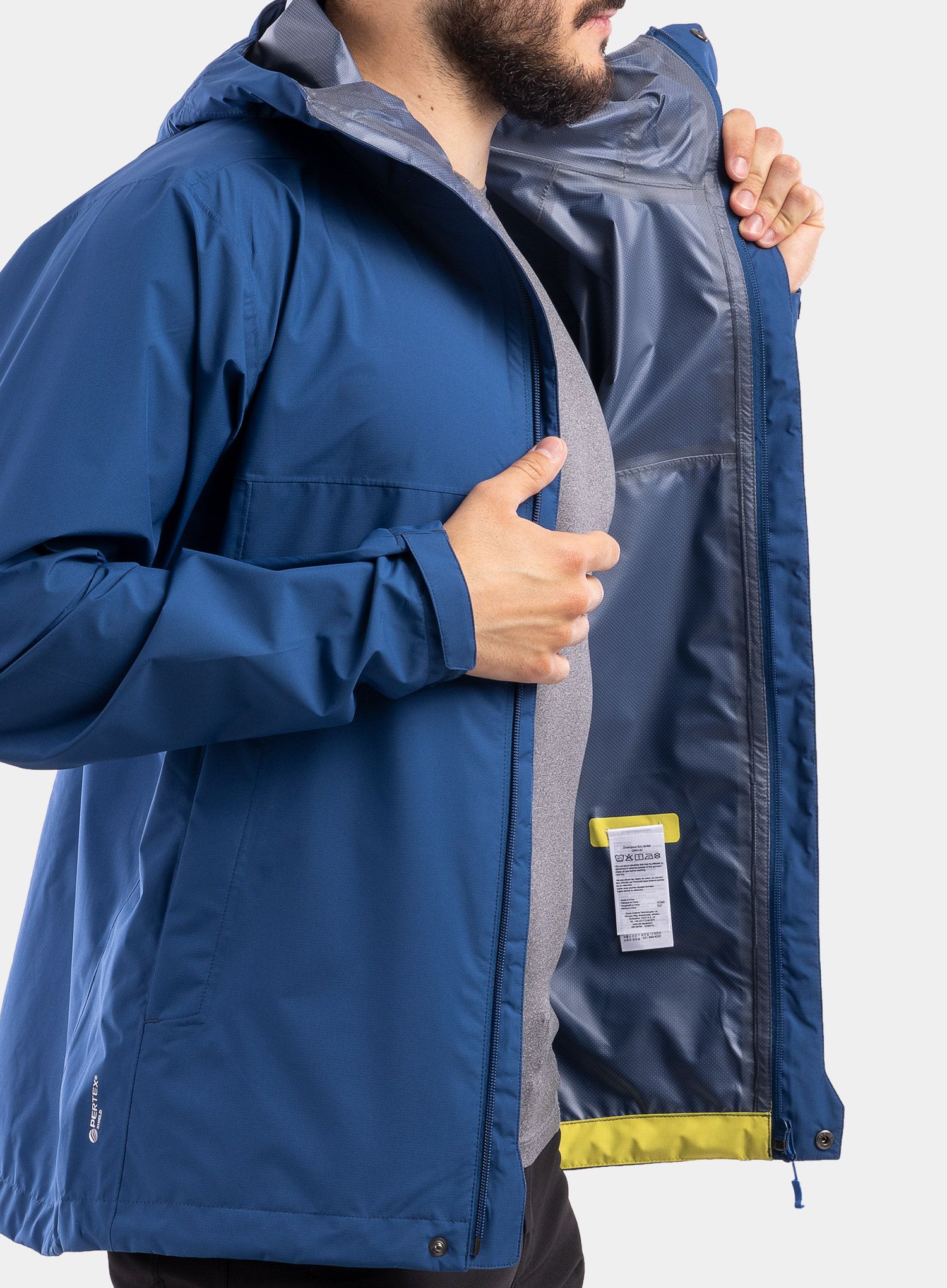 Куртка дощовик Rab Downpour Eco Jacket - nightfall blue