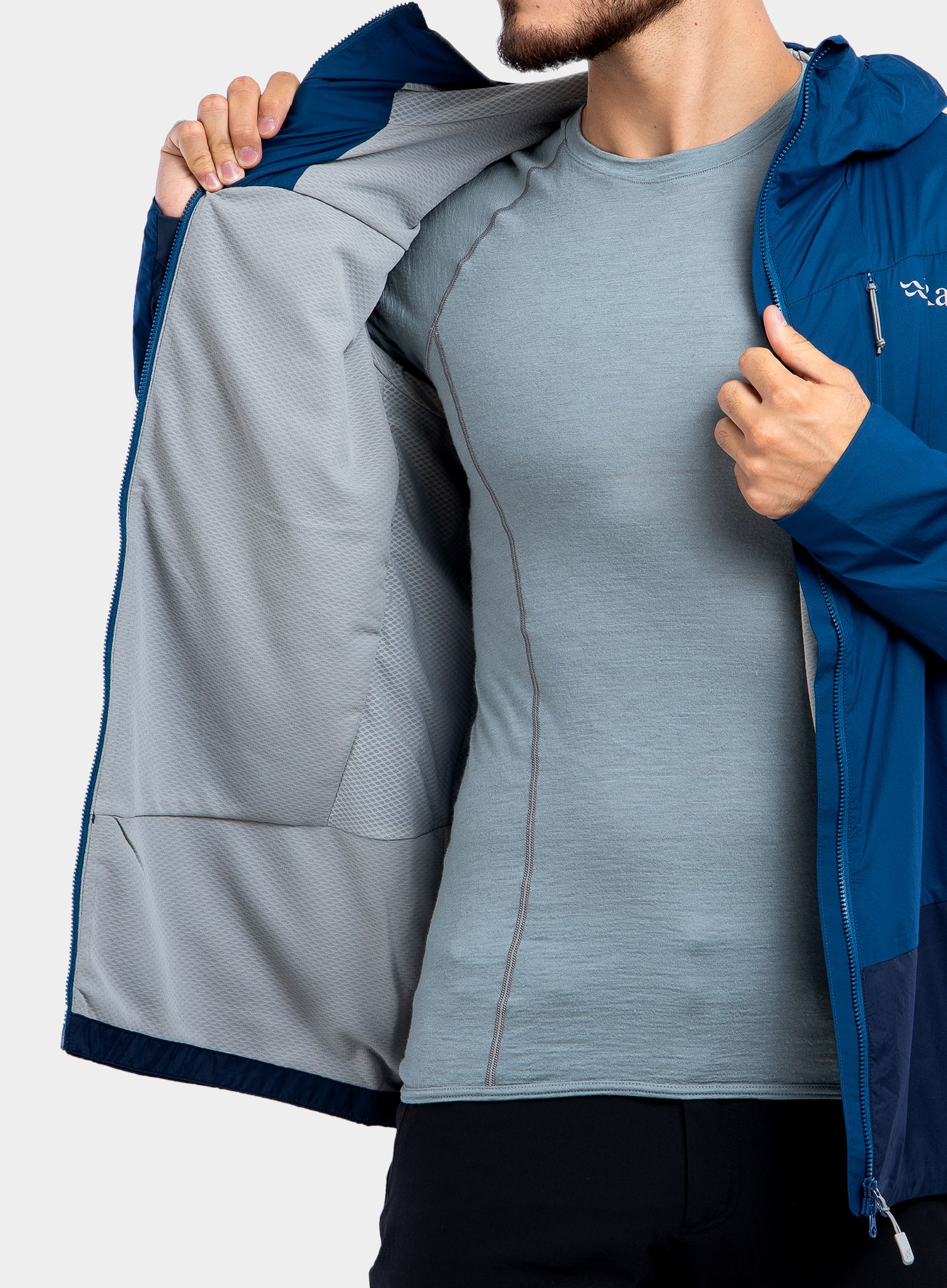 Куртка softshell Rab VR Alpine Light Jacket - deep ink/ink