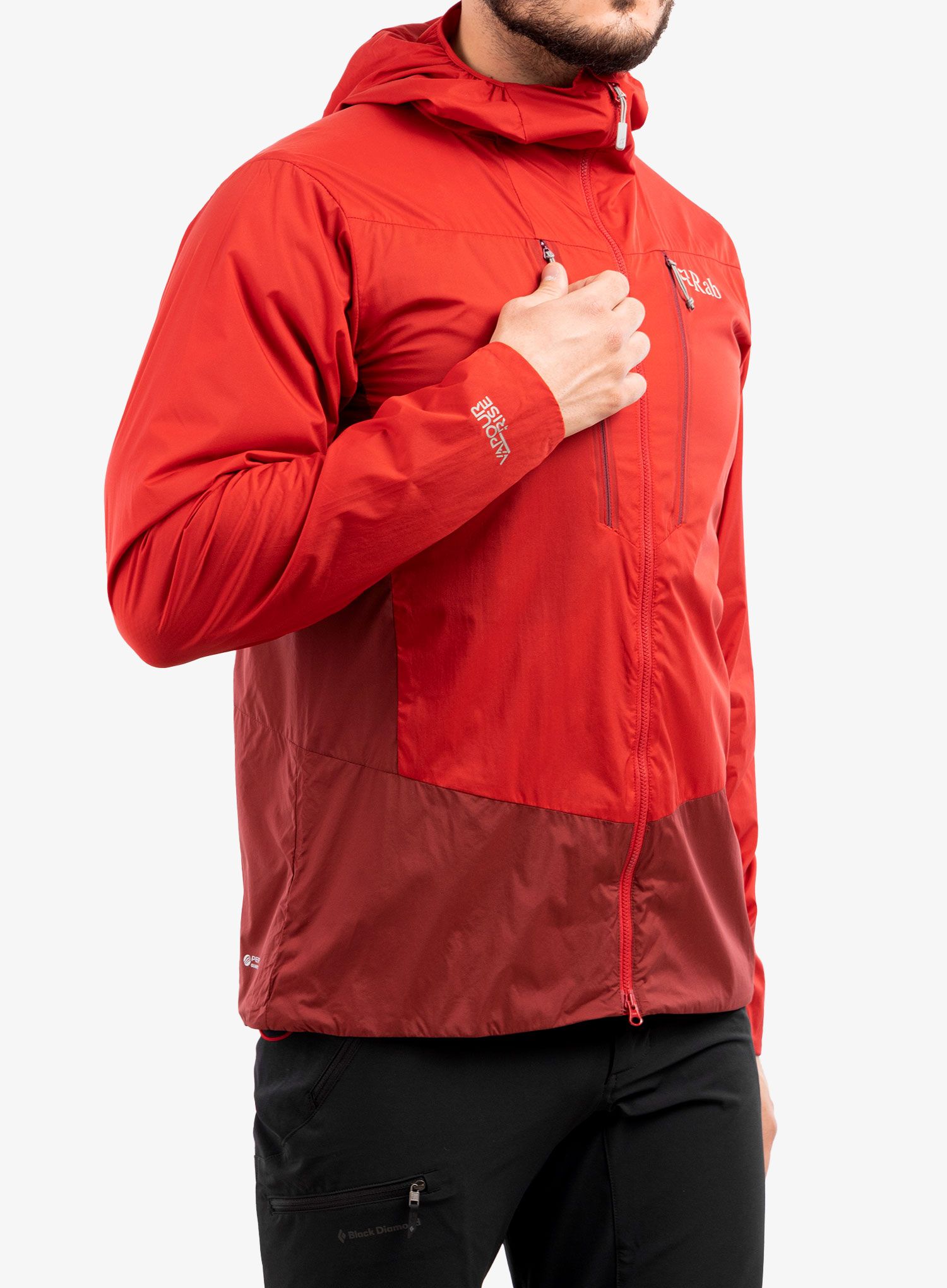 Куртка Rab VR Alpine Light Jacket - oxblood red/ascent red