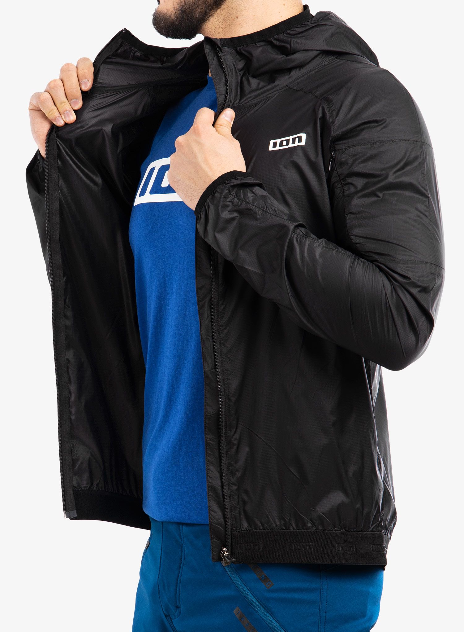 Велокуртка ION Logo Wind - black