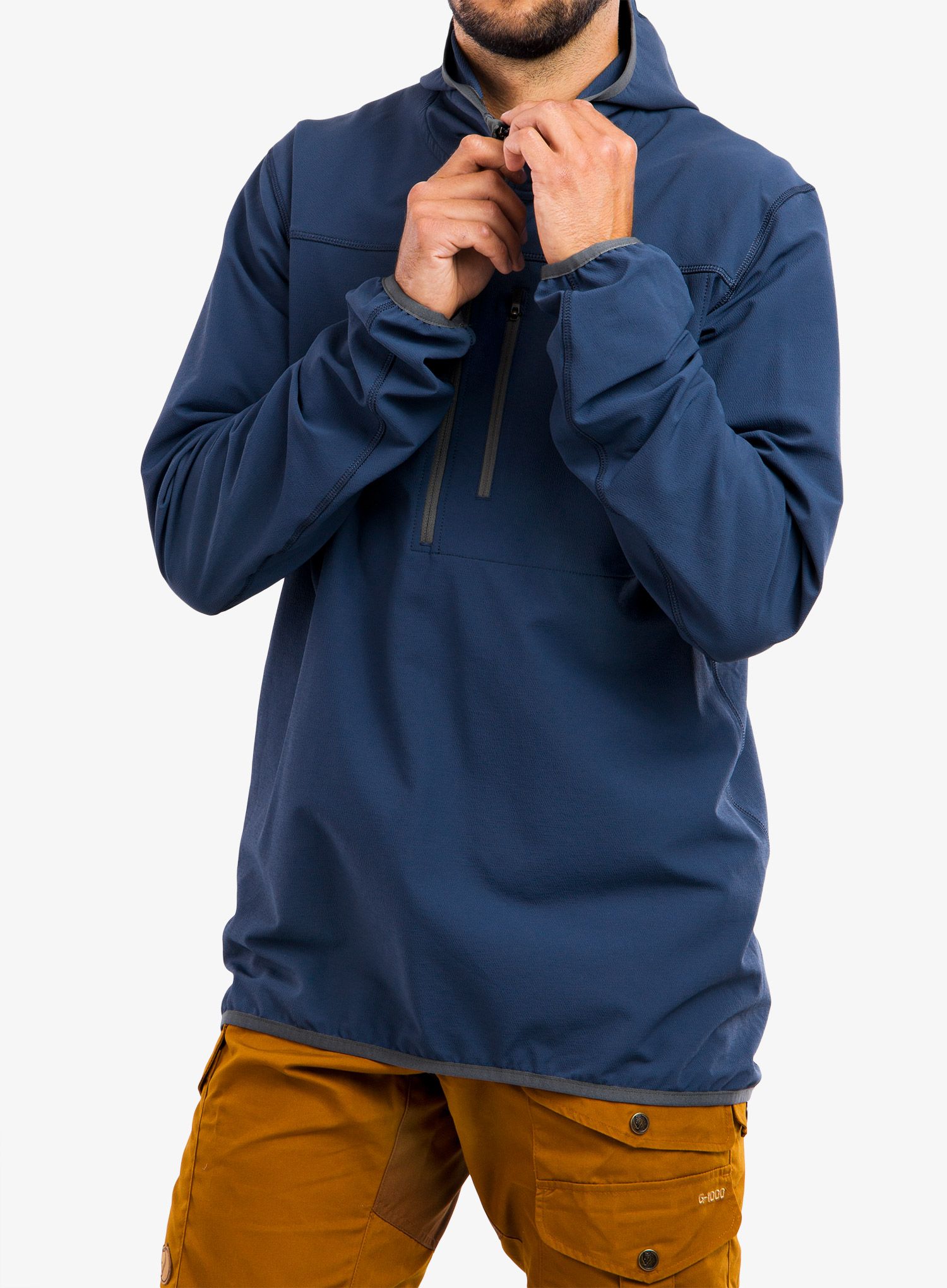 Куртка softshell Fjallraven Bergtagen Stretch Half Zip - mountain blue