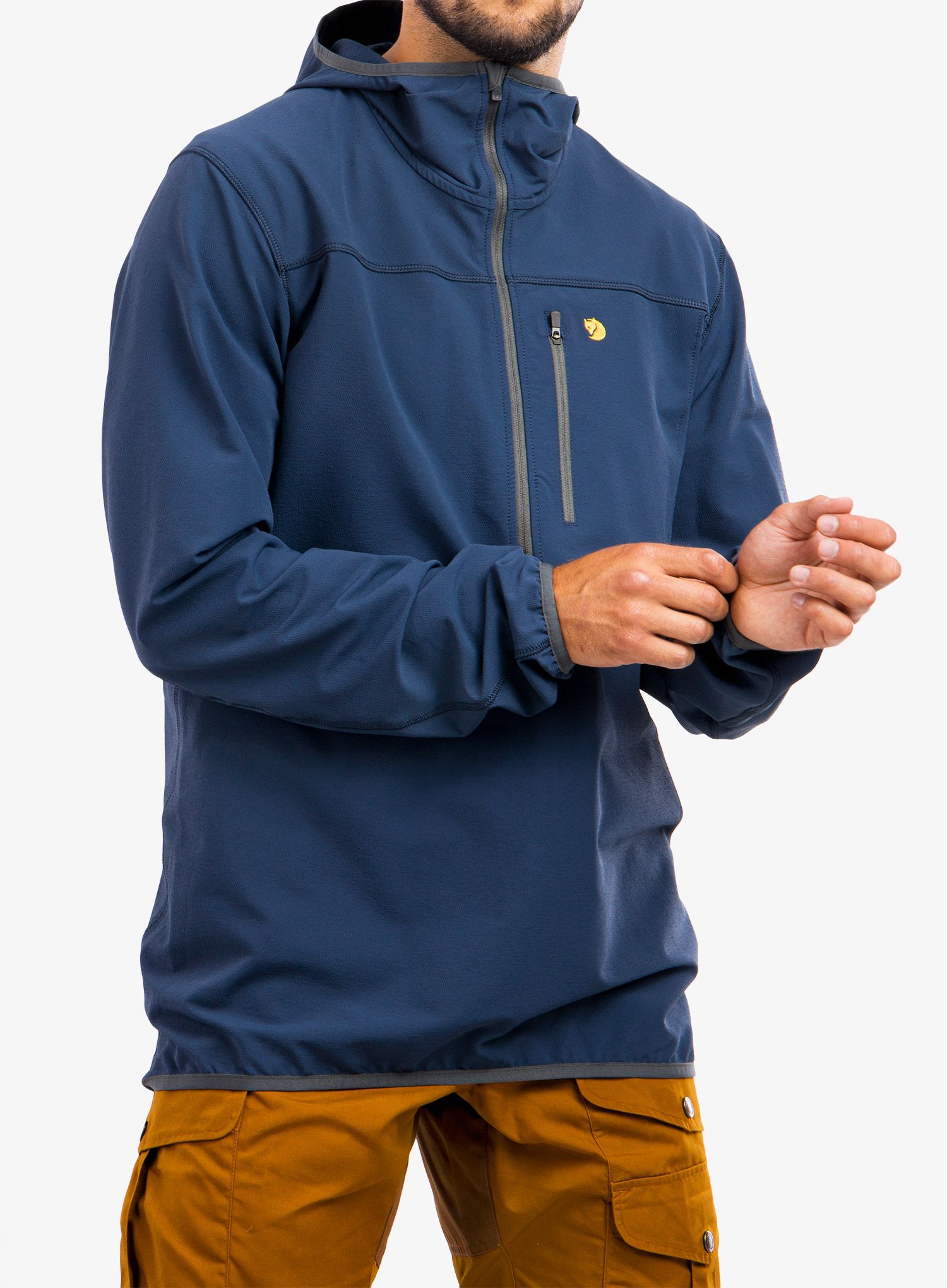 Куртка softshell Fjallraven Bergtagen Stretch Half Zip - mountain blue
