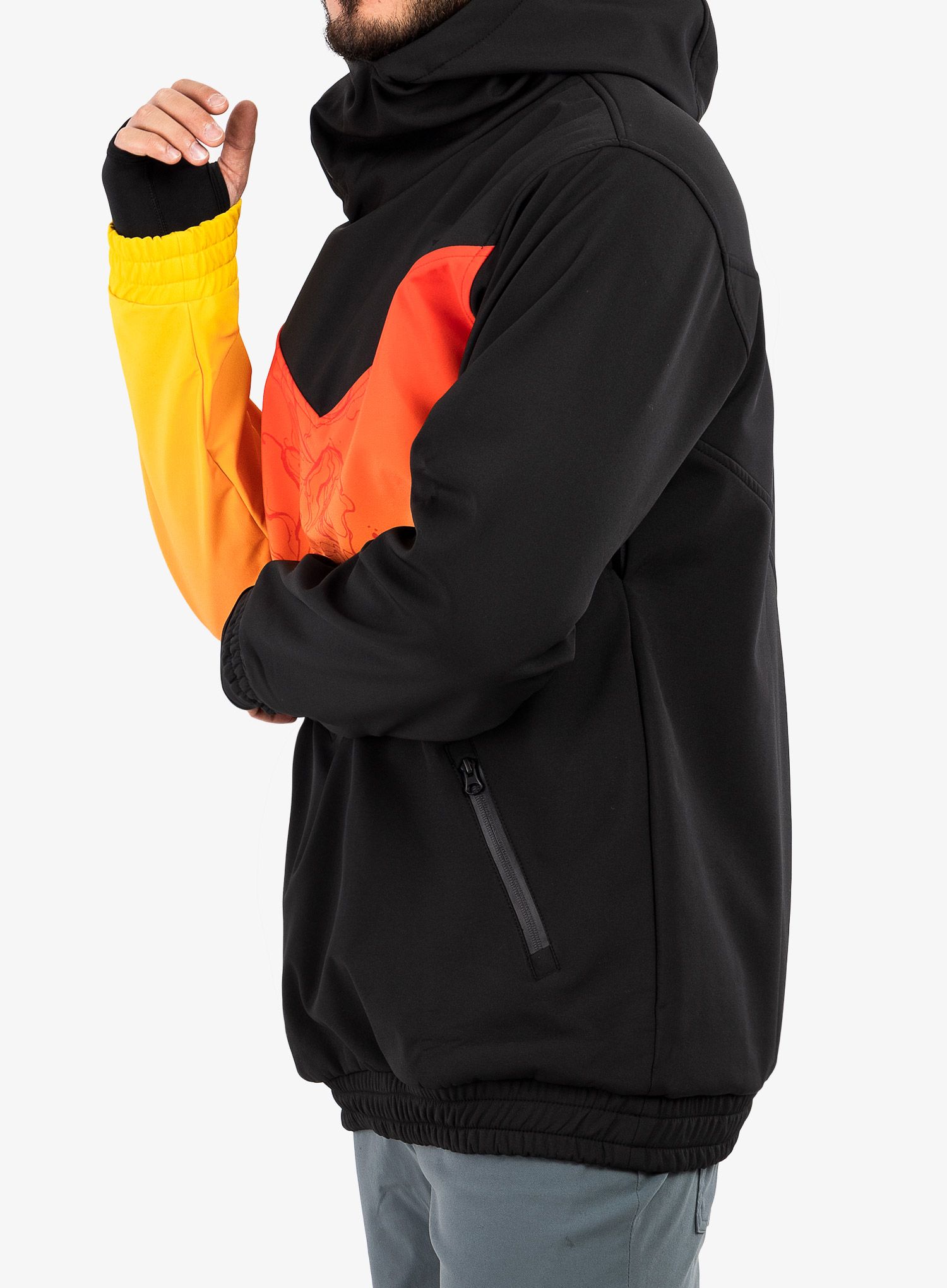 Куртка softshell Majesty Shadow Softshell - black/red