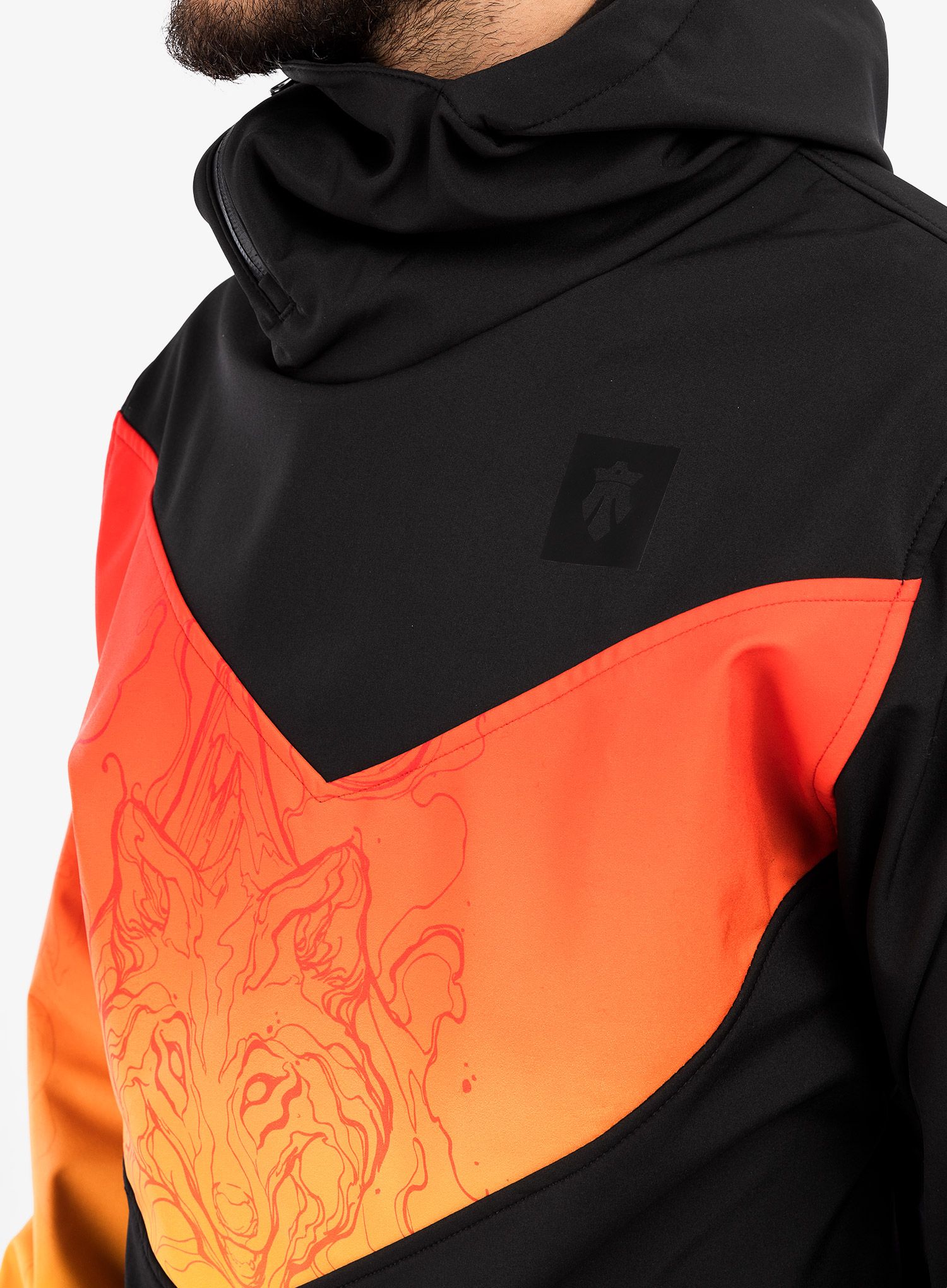 Куртка softshell Majesty Shadow Softshell - black/red