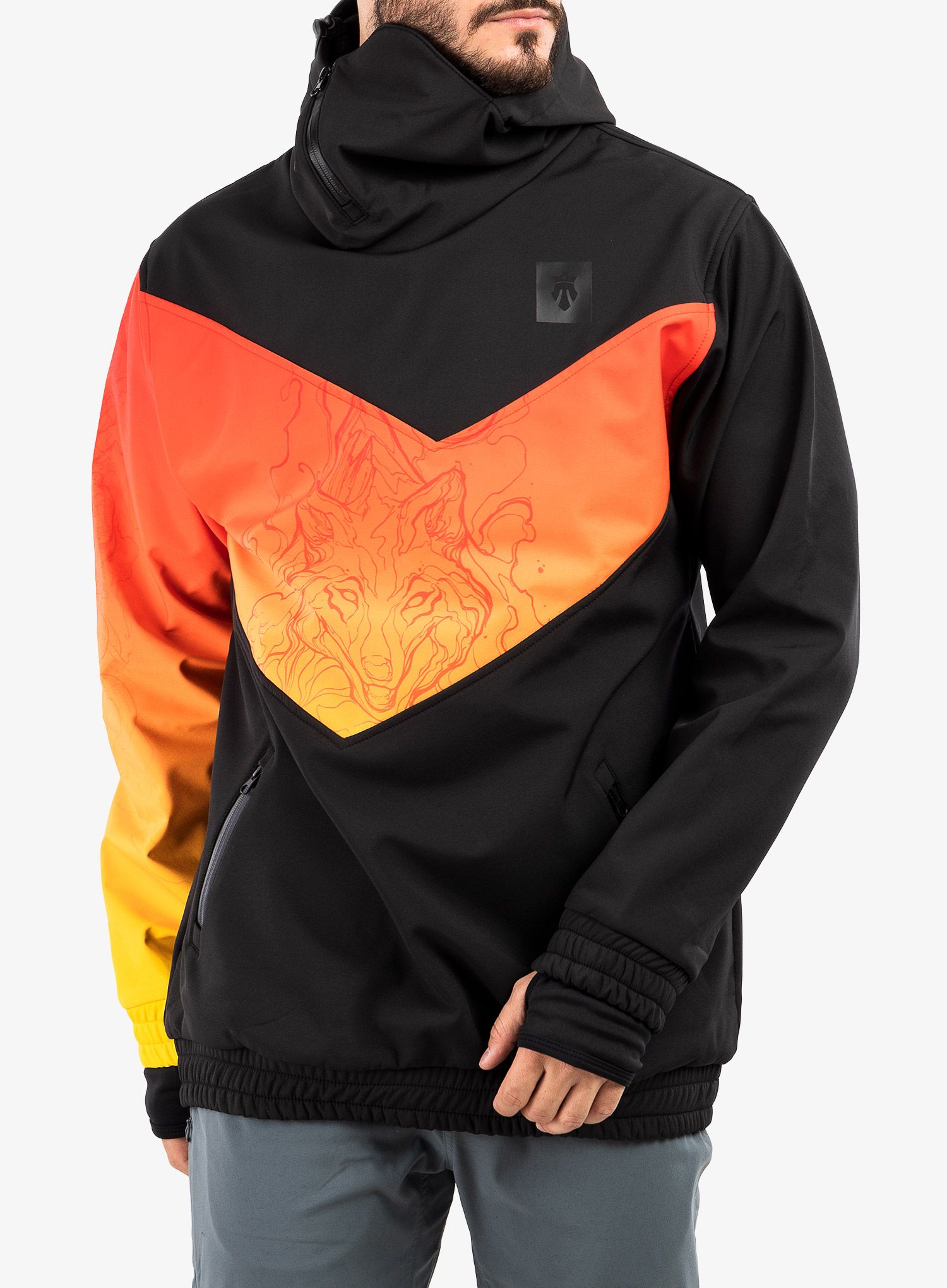 Куртка softshell Majesty Shadow Softshell - black/red