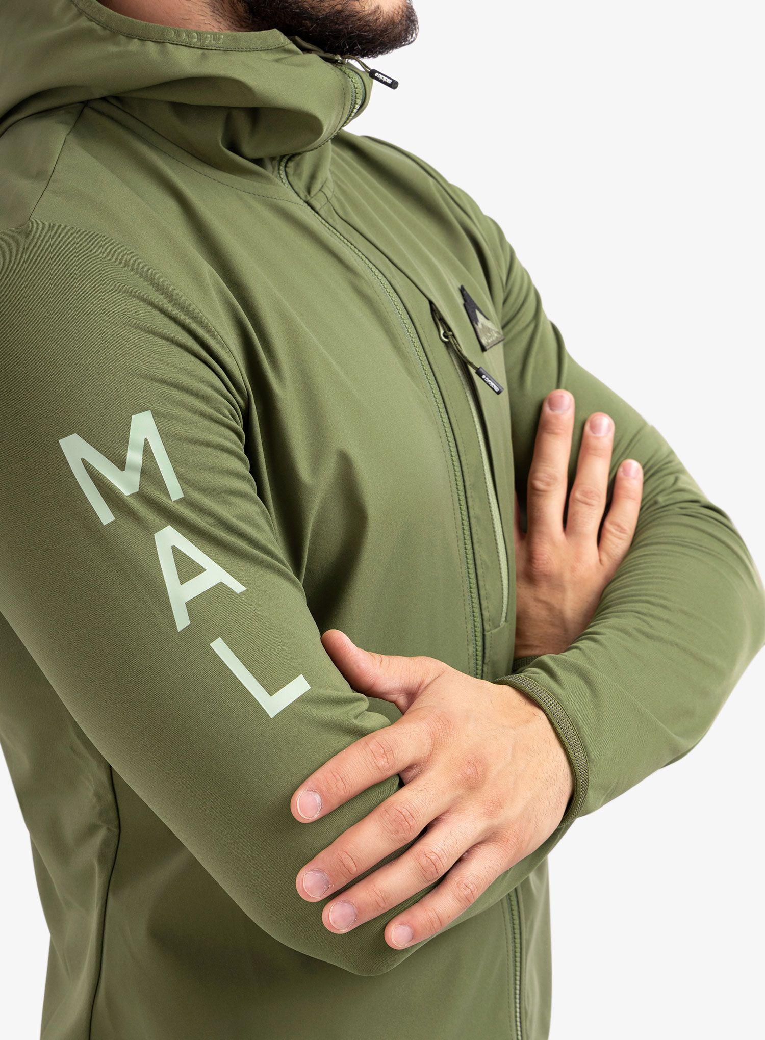 Куртка softshell Maloja Beifuss - moss
