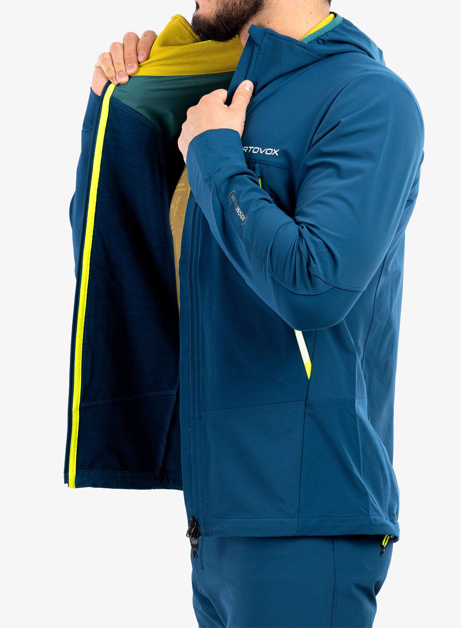 Куртка Ortovox Pala Hooded Jacket - petrol blue