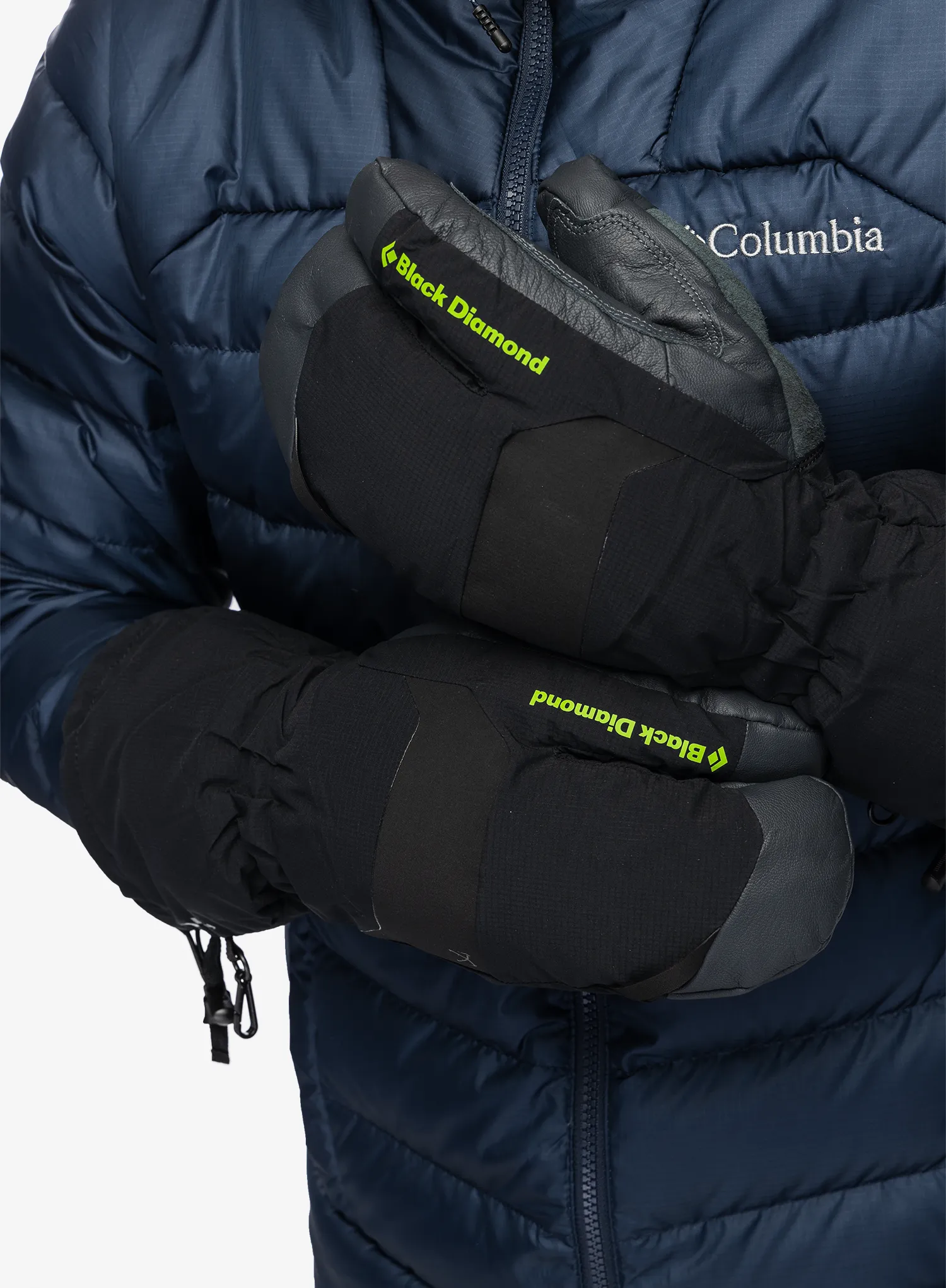Рукавички Black Diamond Alpine 3-Finger Mitts - black/carbon
