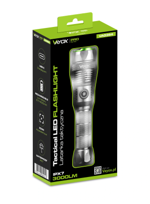 Ліхтарик Vayox VA0364 (3000 lm)
