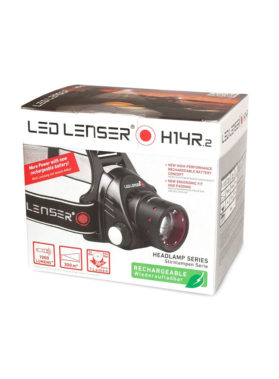 Ліхтар налобний Ledlenser H14R.2 (1000 lm)