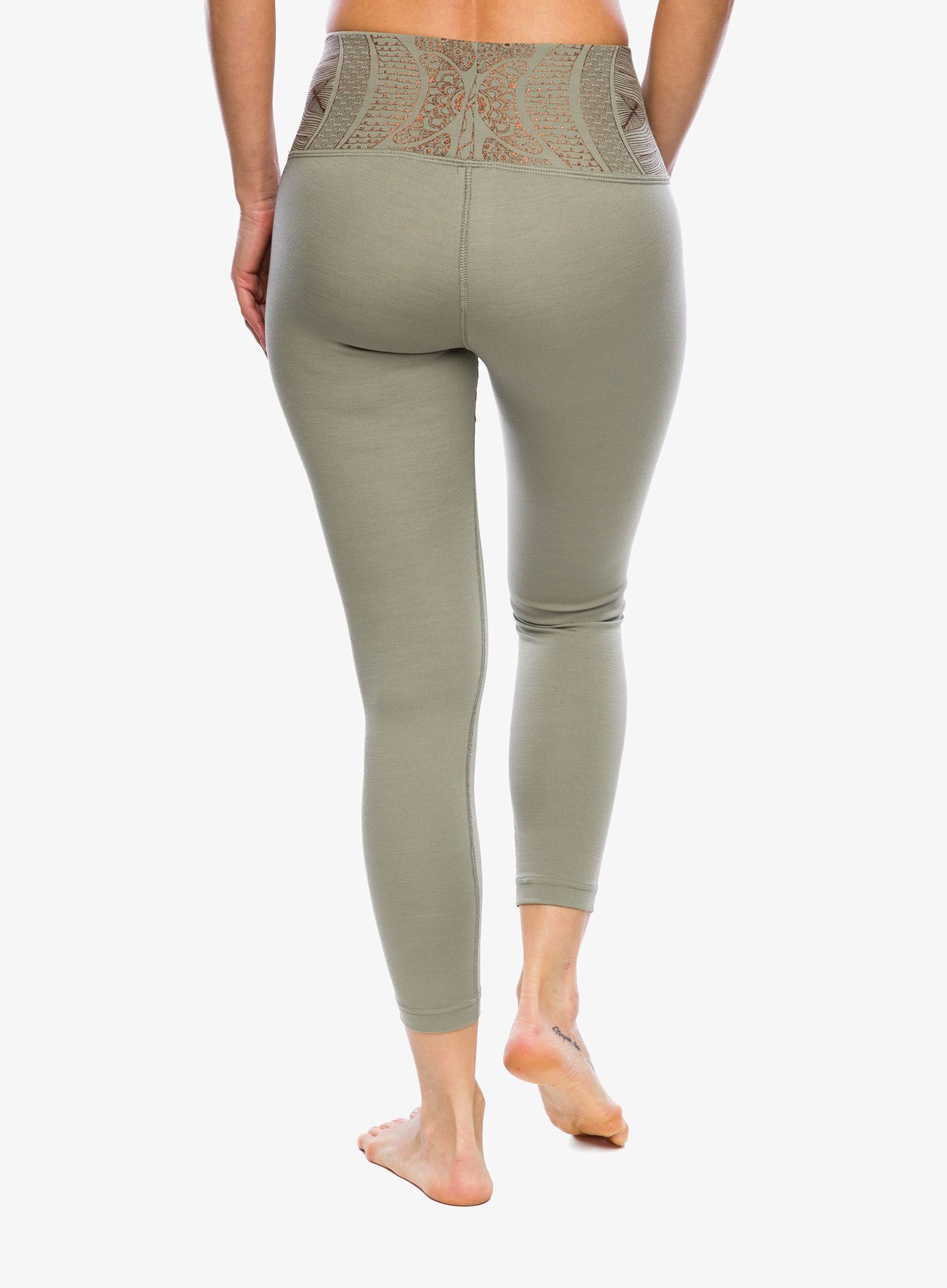 Легінси жіночі Super.natural Arabesque Tights - dried sage/copper