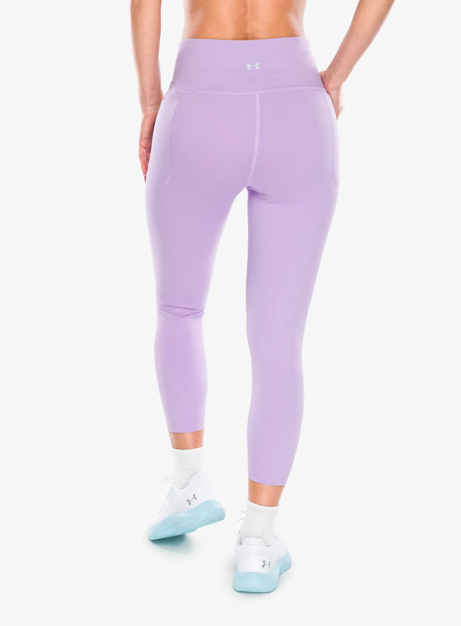 Штани для бігу жіночі Under Armour Meridian Ankle Leg - octane/metallic silver