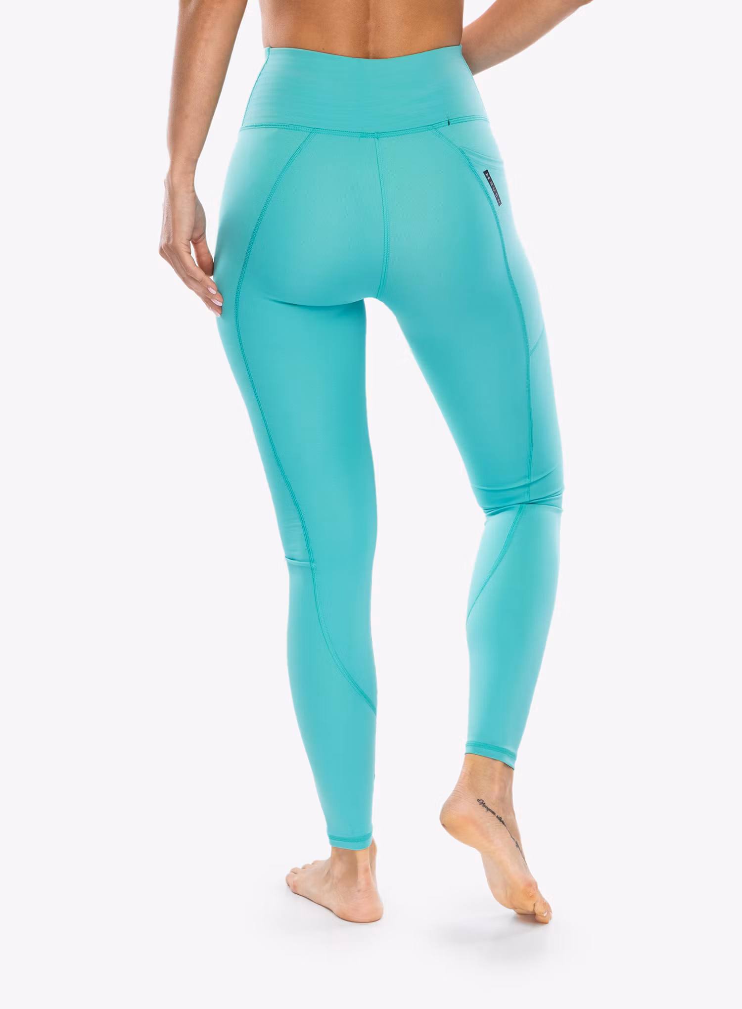 Штани для бігу жіночі Under Armour Rush Legging NS - neptune/iridescent