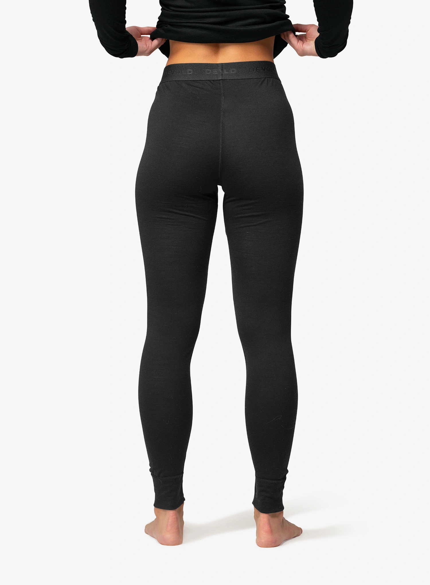 Термолегінси жіночі Devold Breeze Merino 150 Longs - black