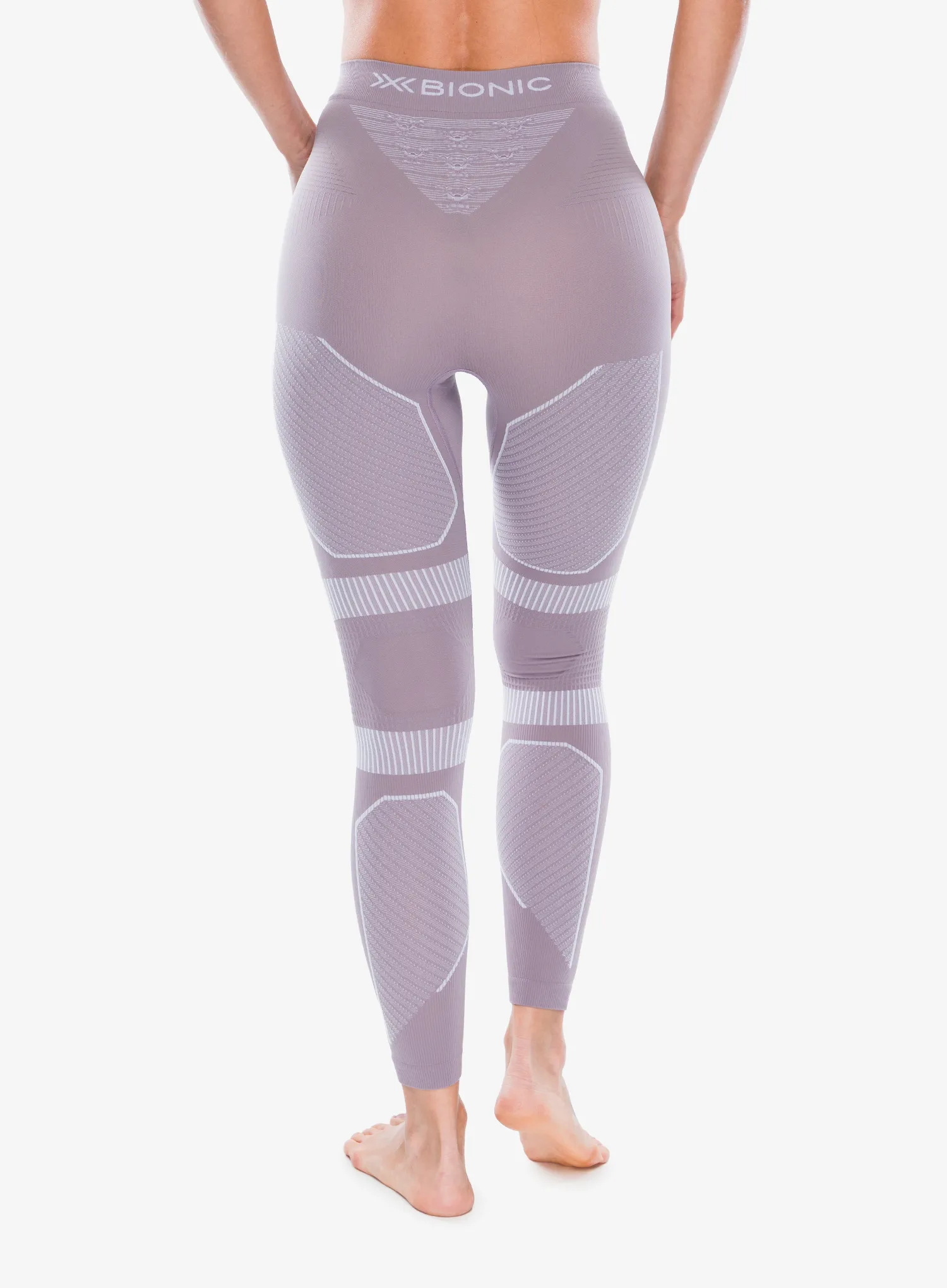 Термолегінси жіночі X-Bionic Energy Accumulator Light Pants - dusty lavender/arctic white