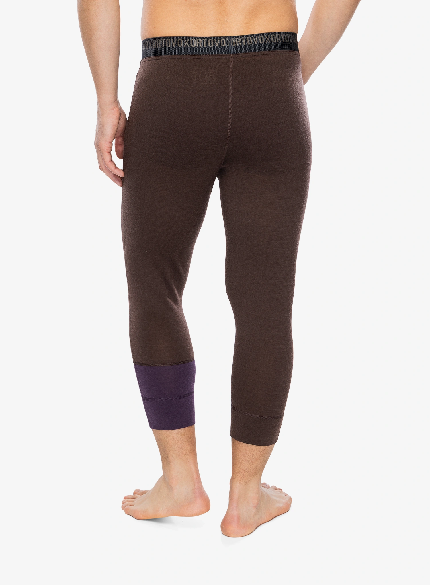 Термолегінси Ortovox 185 Rock N Wool Short Pants - dark chestnut