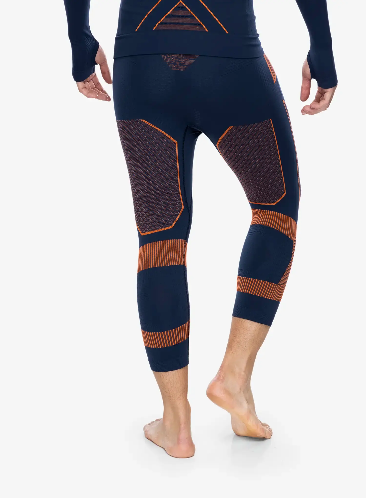 Термолегінси X-Bionic Energy Accumulator Light Pants 3/4 - marine/orange