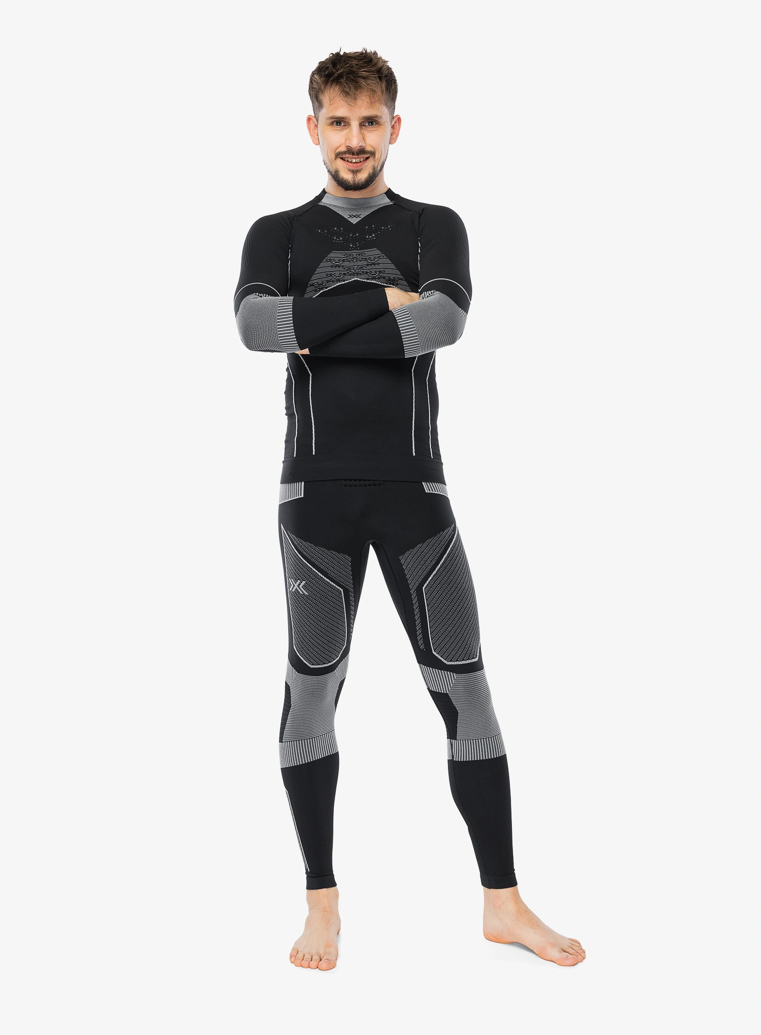 Термолегінси X-Bionic Energy Accumulator Light Pants - x black/light grey