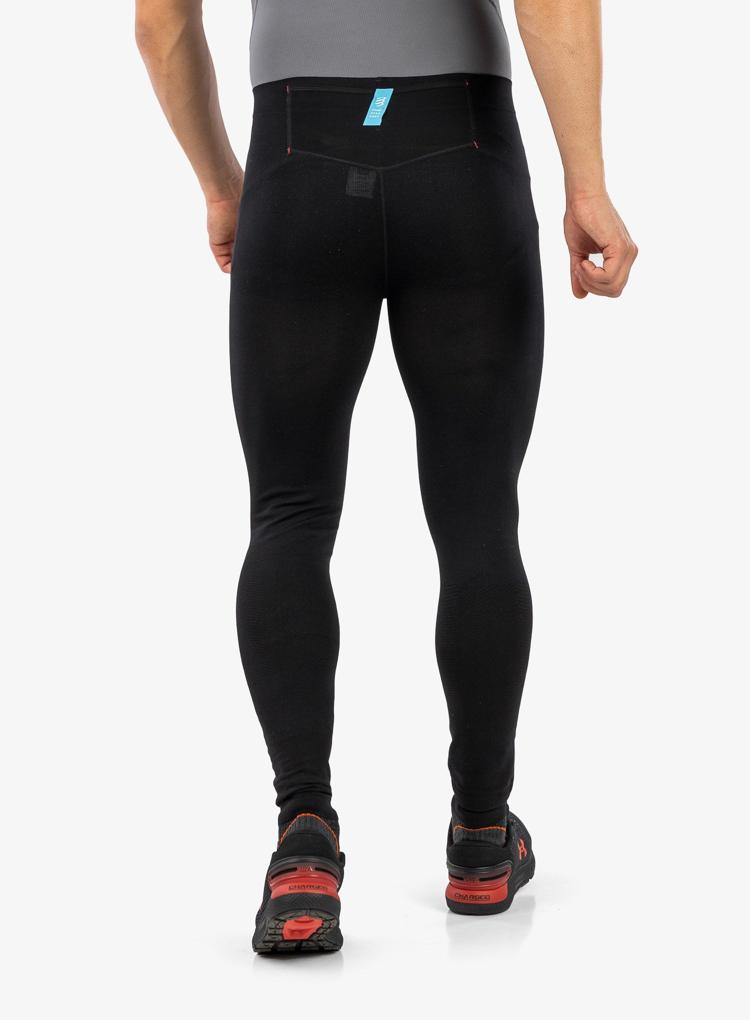 Легінси для бігу Compressport Trail Under Control Full Tights - black