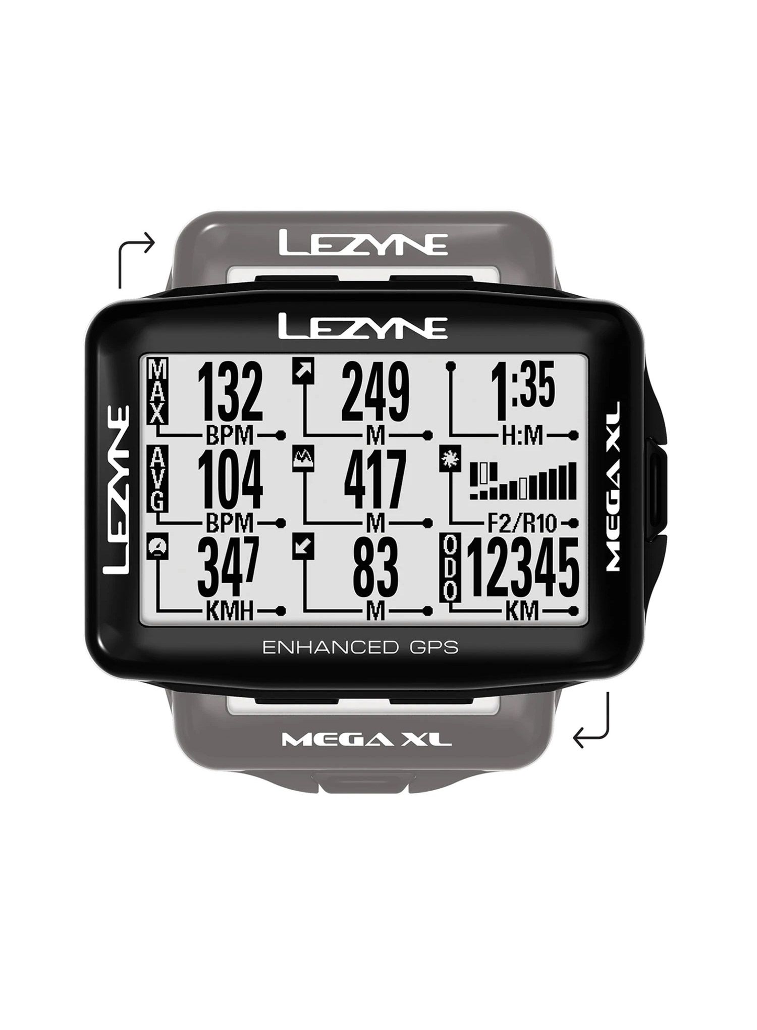 Велокомп'ютер Lezyne Mega XL Gps Smart Loaded
