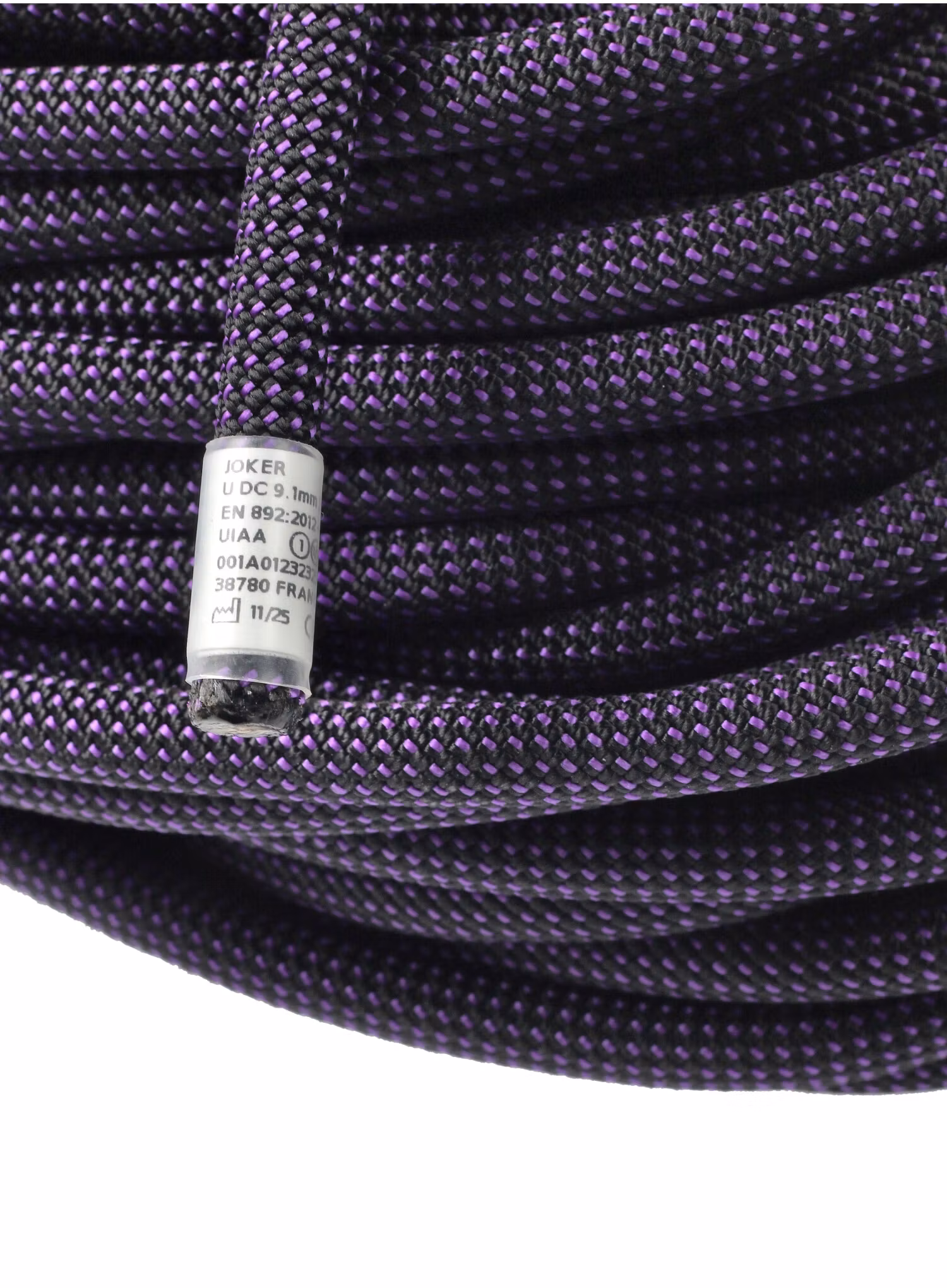 Мотузка динамічна Beal Joker 9,1 mm 50 m Unicore Dry Cover - purple