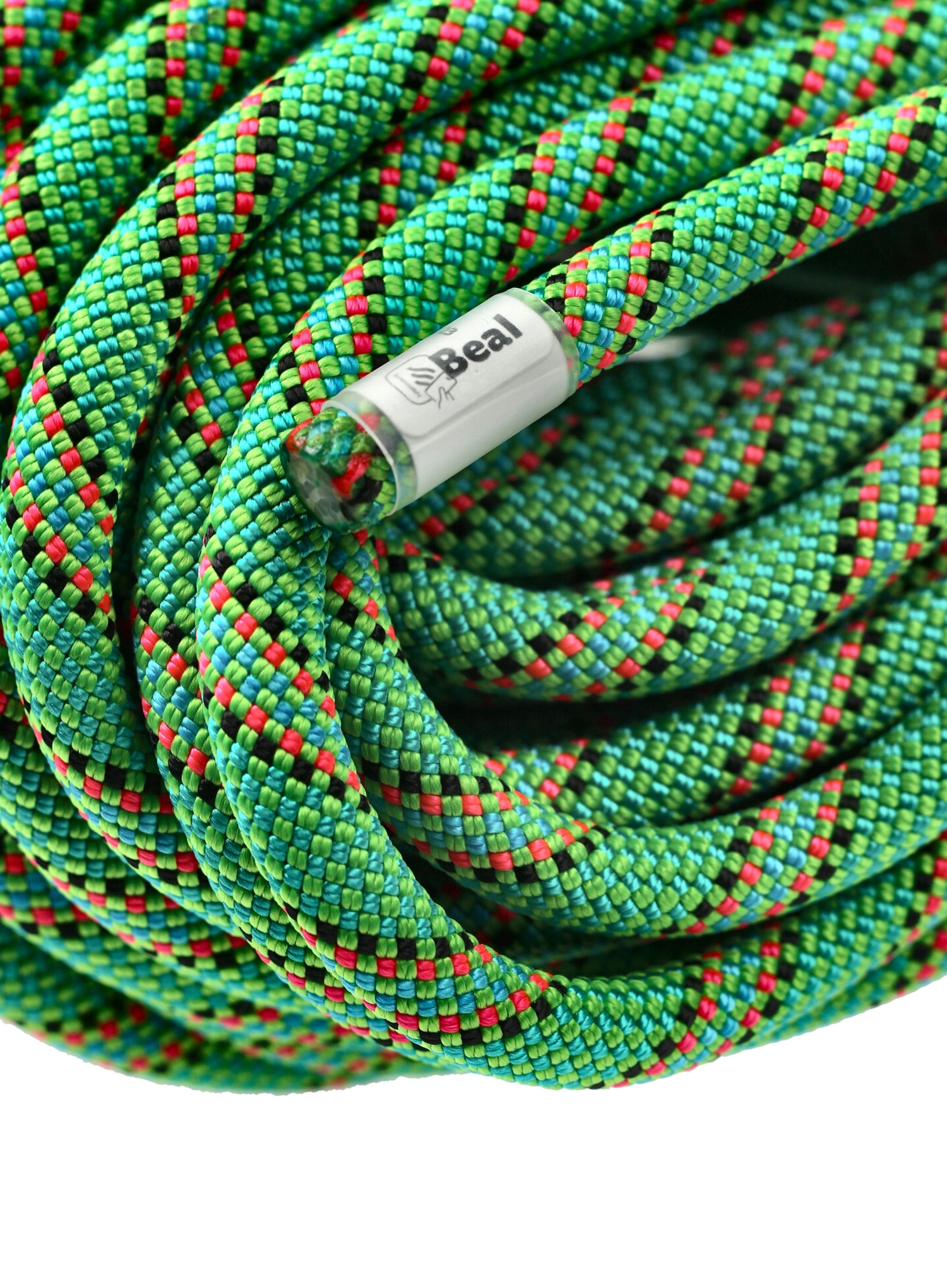 Мотузка динамічна Beal Tiger Unicore 10 mm x 50 m Dry Cover  - green