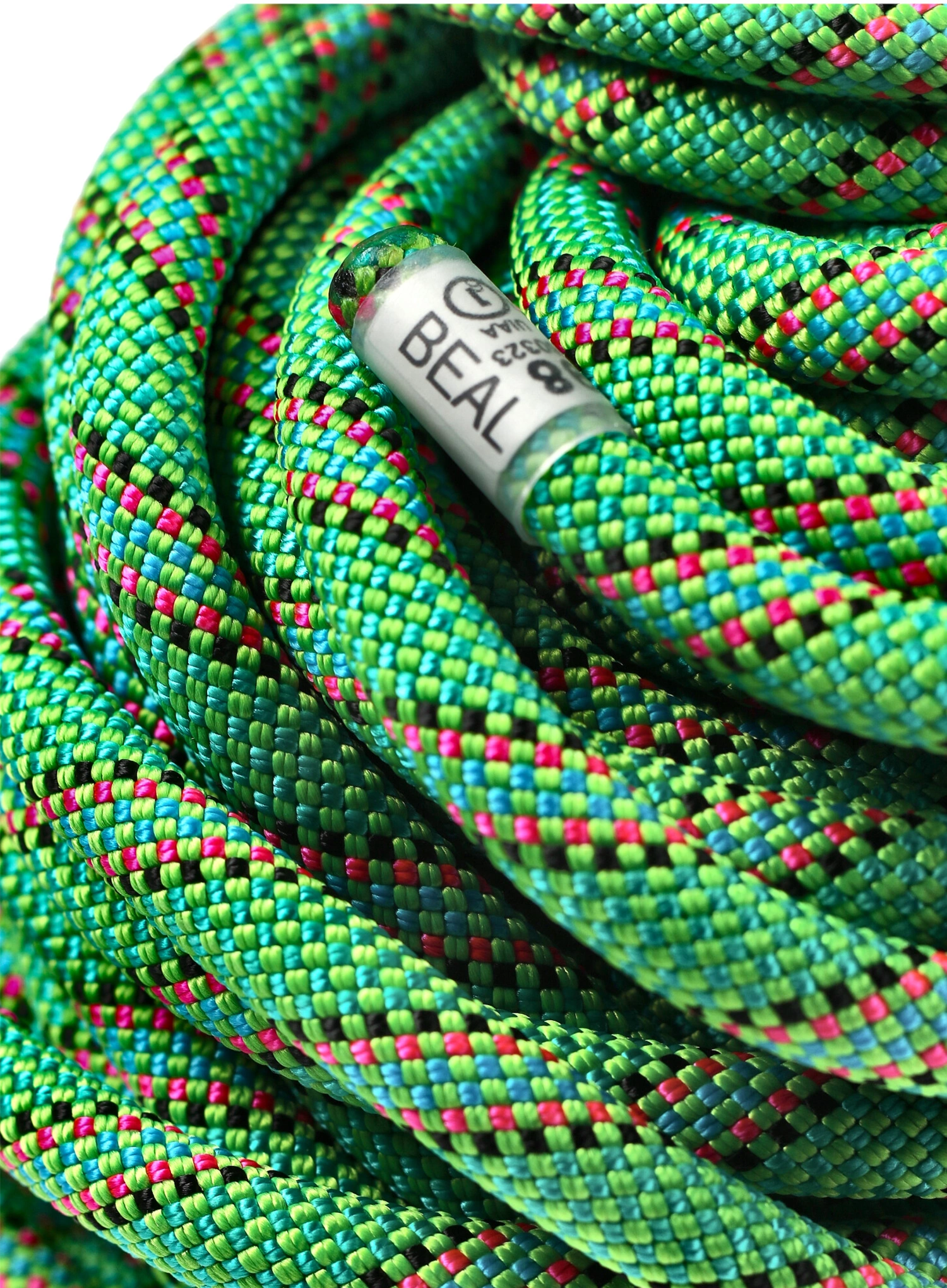 Мотузка динамічна Beal Tiger Unicore 10 mm x 70 m Dry Cover  - green