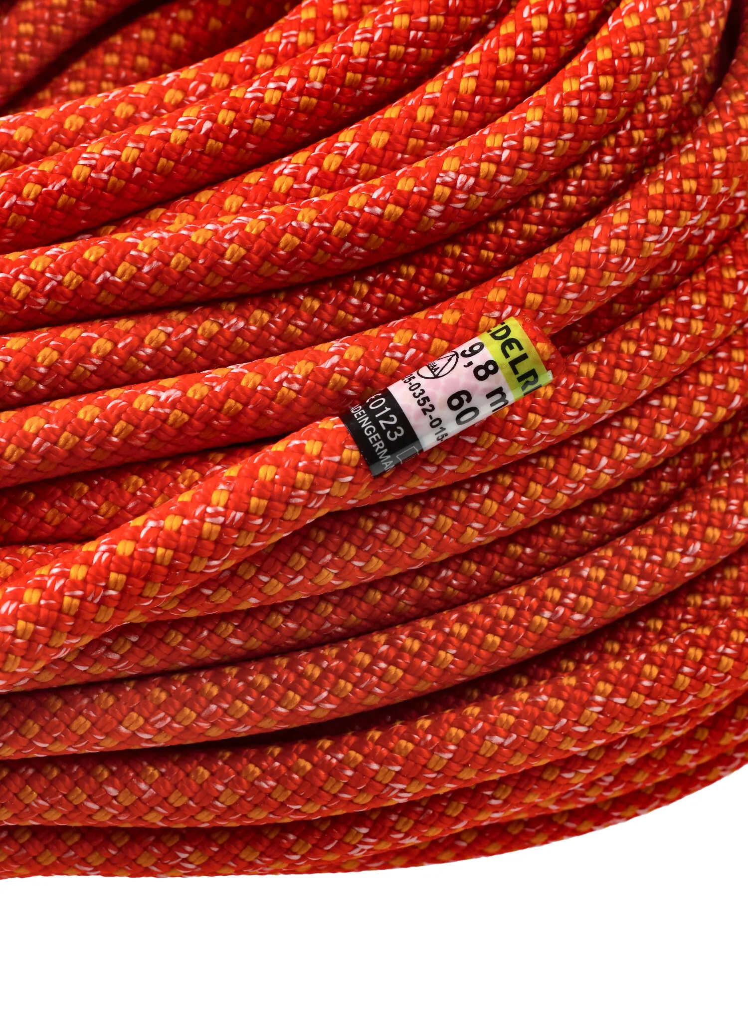 Мотузка динамічна Edelrid Heron Eco Dry 9,8 mm 60 m - fire