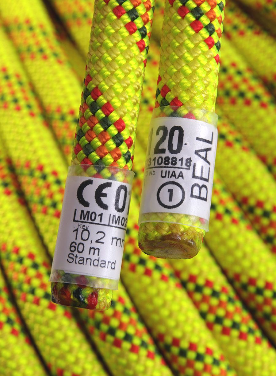 Мотузка для альпінізму Beal Antidote 10,2 mm 60 m - yellow