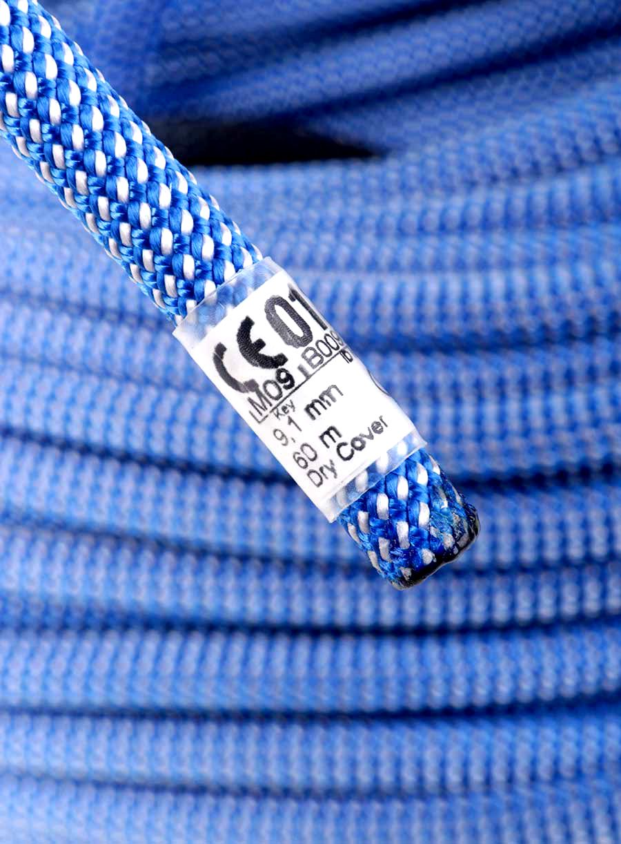 Мотузка для альпінізму Beal Joker Soft 9,1 mm 60m Unicore Dry Cover - blue