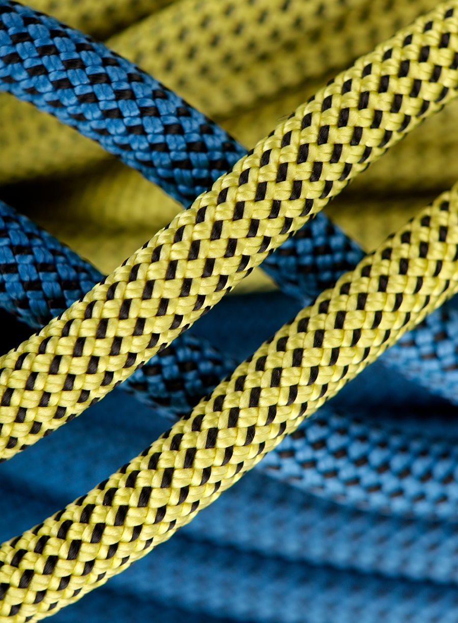 Мотузка динамічна Black Diamond 7.0 Dry Climbing Rope - yellow/aqua