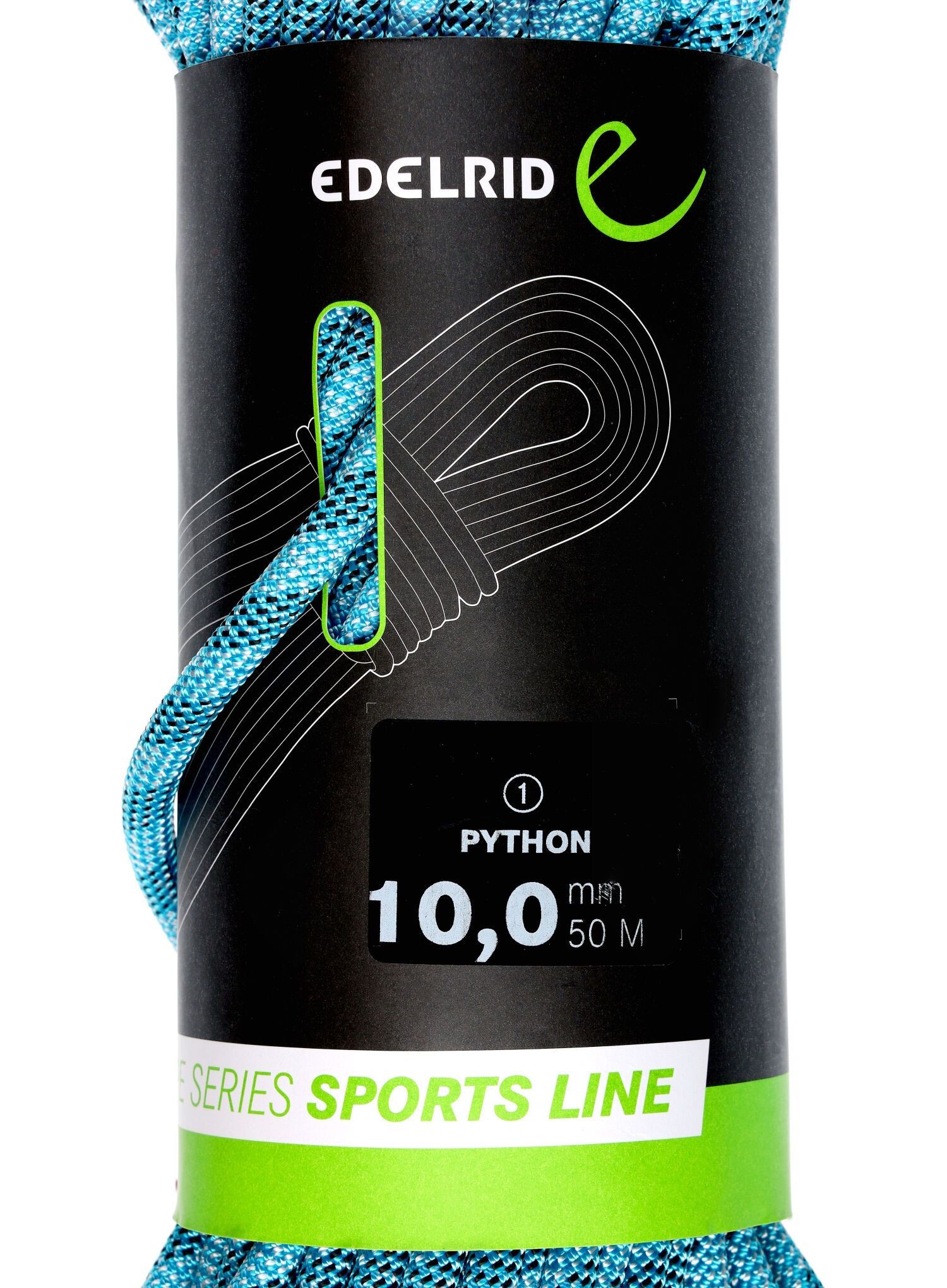 Мотузка динамічна Edelrid Python 10 mm 50 m - blue