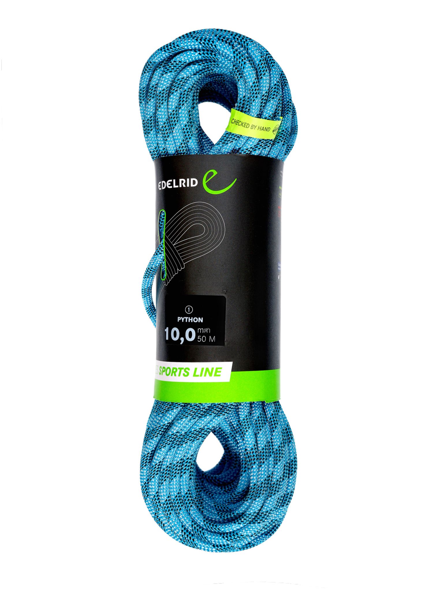 Мотузка динамічна Edelrid Python 10 mm 50 m - blue