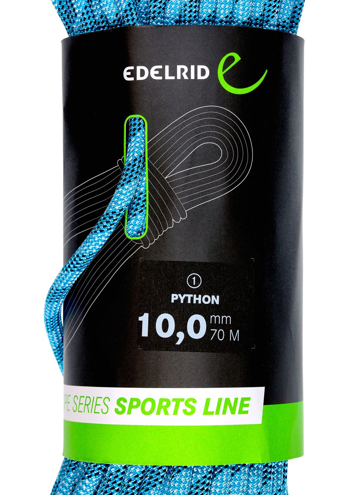 Мотузка для альпінізму Edelrid Python 10 mm 70 m - blue