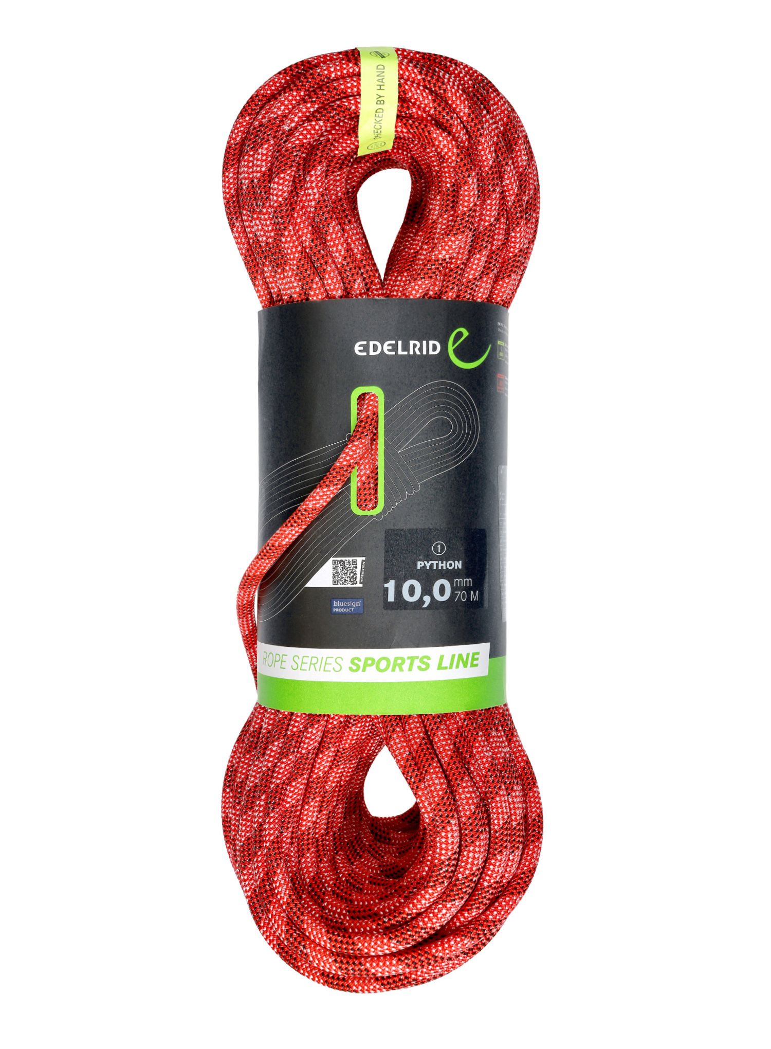 Мотузка динамічна Edelrid Python 10 mm 70 m - red