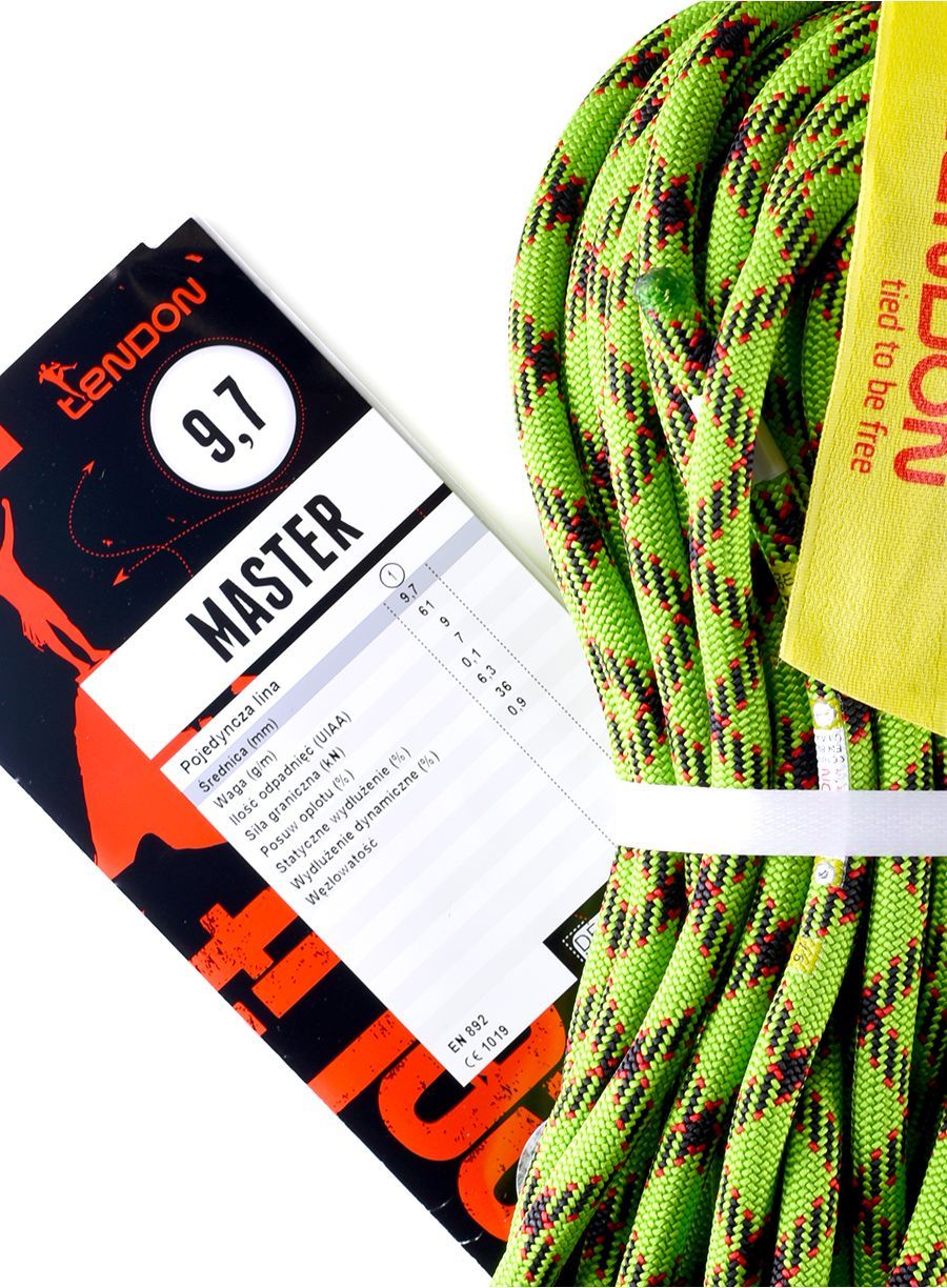 Мотузка для альпінізму Tendon Master Complete Shield 9,7 mm 80 m - green