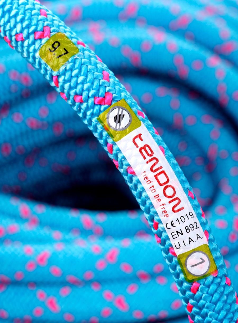 Мотузка для альпінізму Tendon Master 9,7 TeFIX 50m - turquoise
