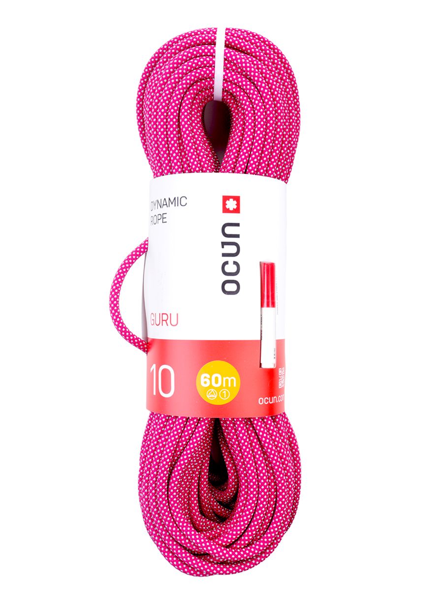 Мотузка для альпінізму Ocun Guru 10 mm 60m - violet
