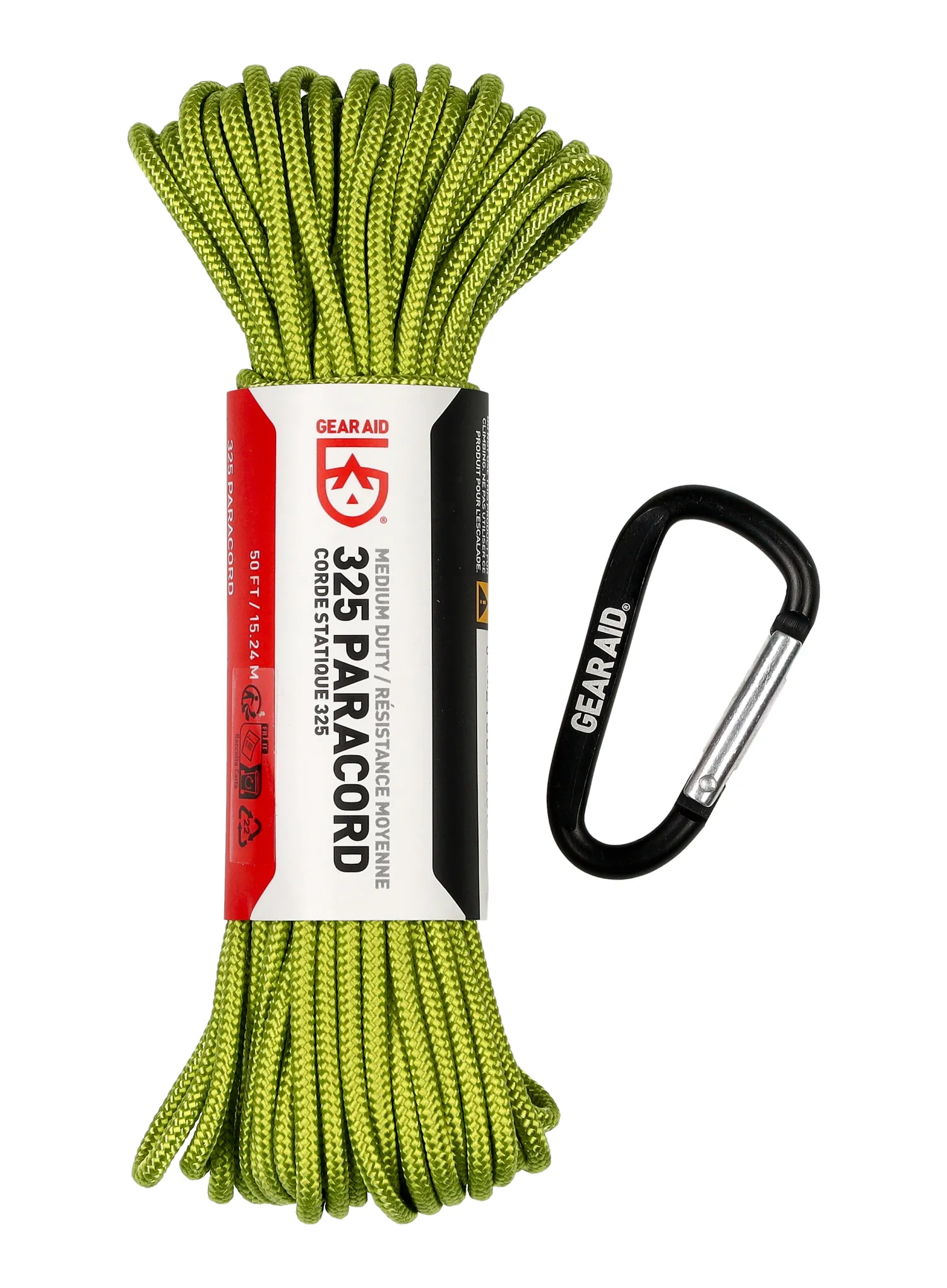 Мотузка GearAid 325 Paracord 15m Multipurpose - nav green