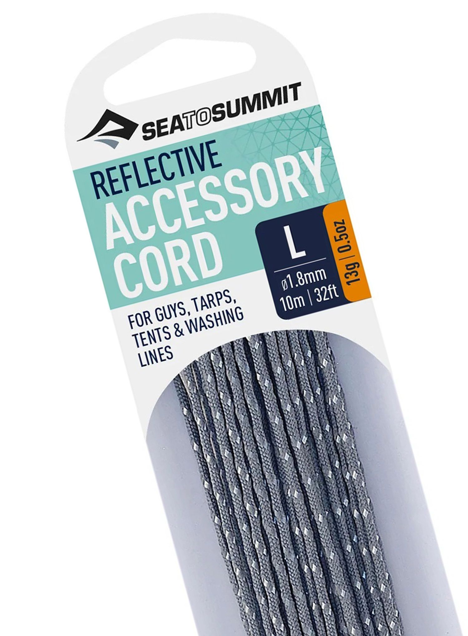 Мотузка Sea To Summit Reflective Accessory Cord 1,8 mm - 10 m - grey