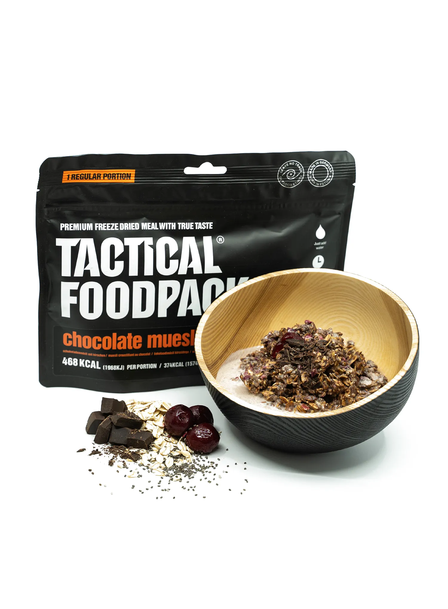 Сублімована Tactical Foodpack Шоколадні мюслі з вишнею 275 g